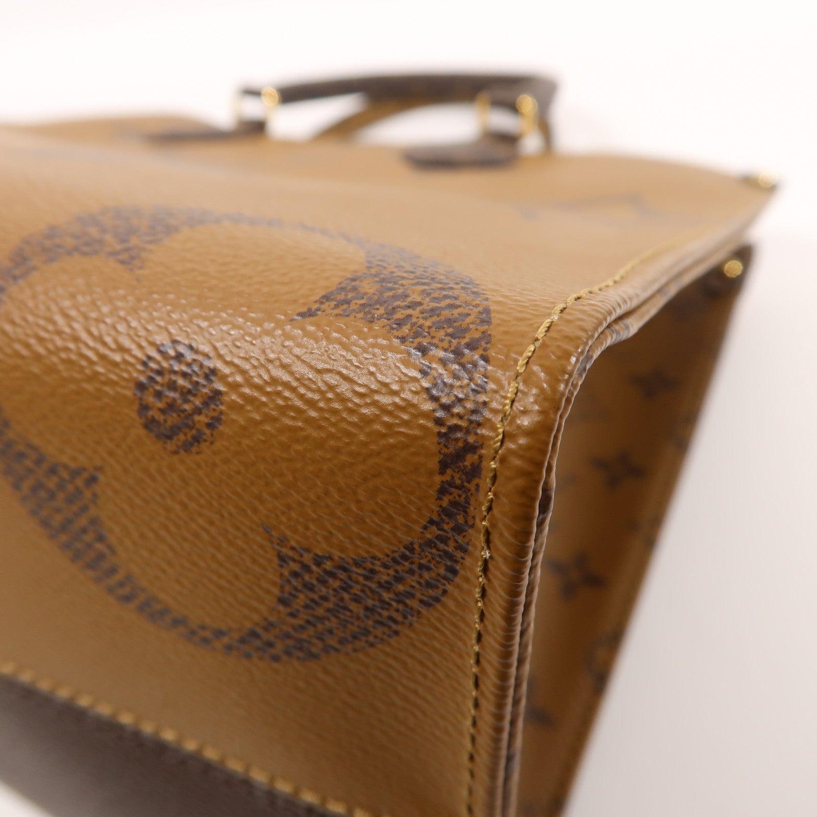 LOUIS VUITTON LV GHW On The Go MM 2 Way Bag M45321 Monogram Giant Brown