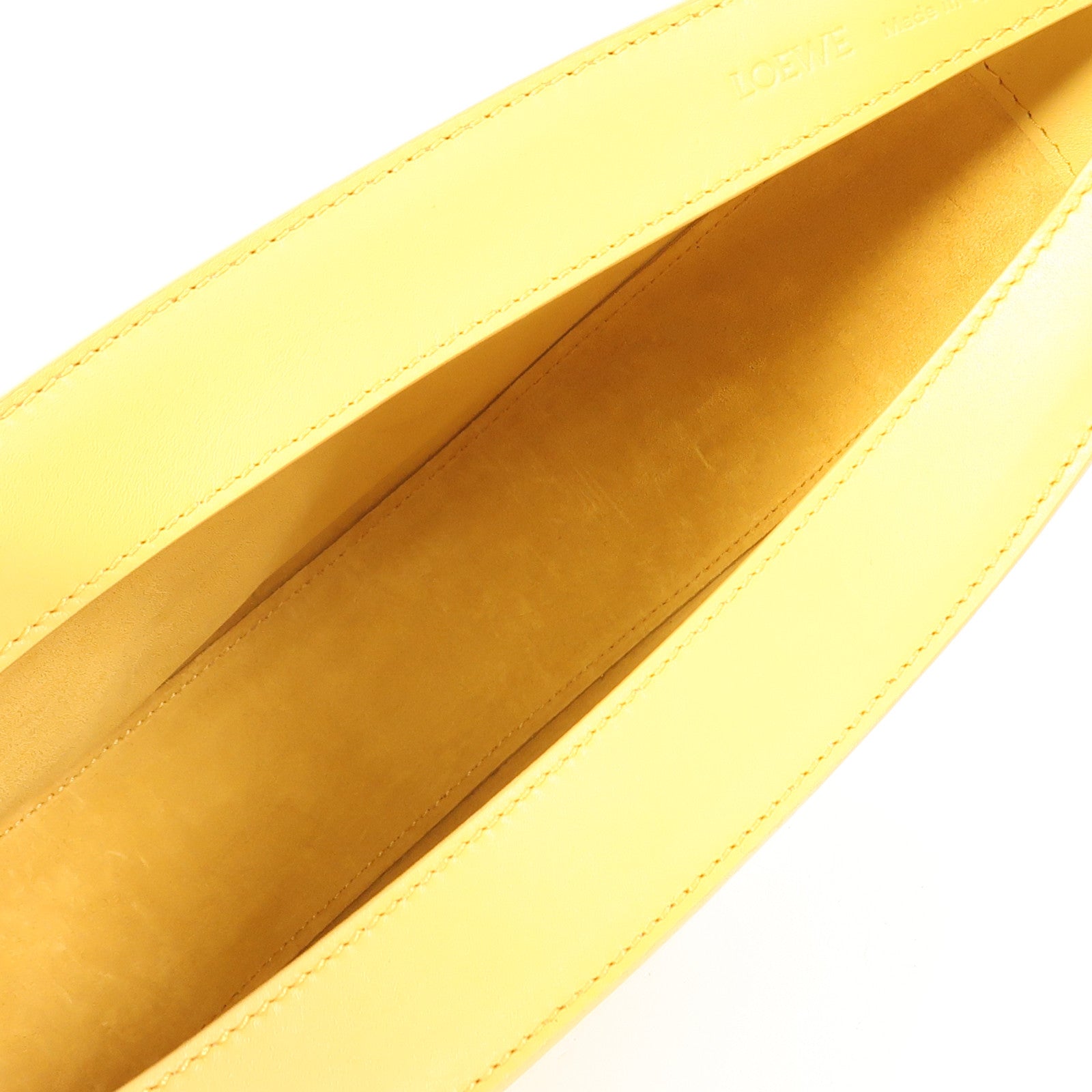 LOEWE 牛皮皮革Luna Hobo Bag金扣肩背袋