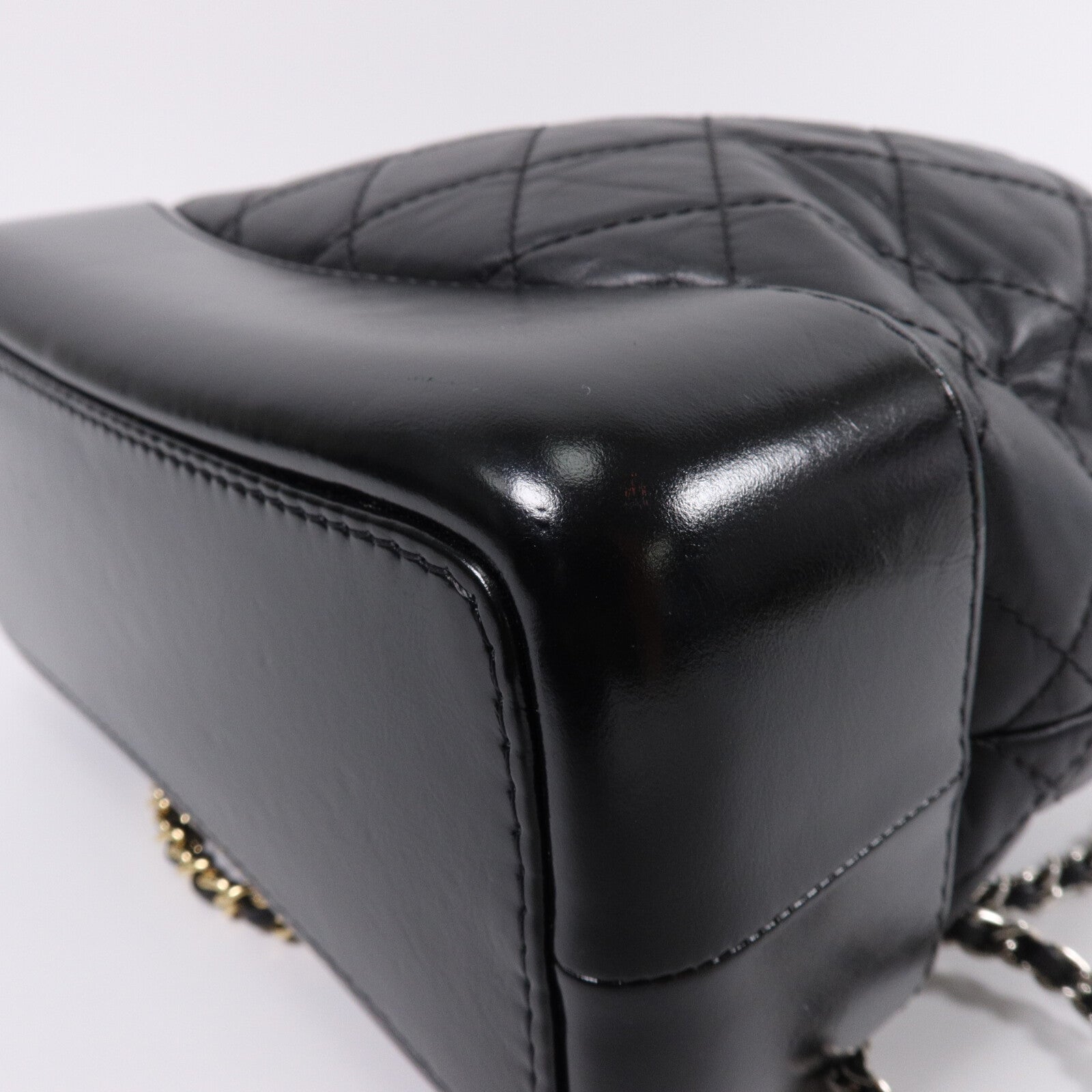 CHANEL 牛皮皮革Grabrielle Backpack鏈帶背包