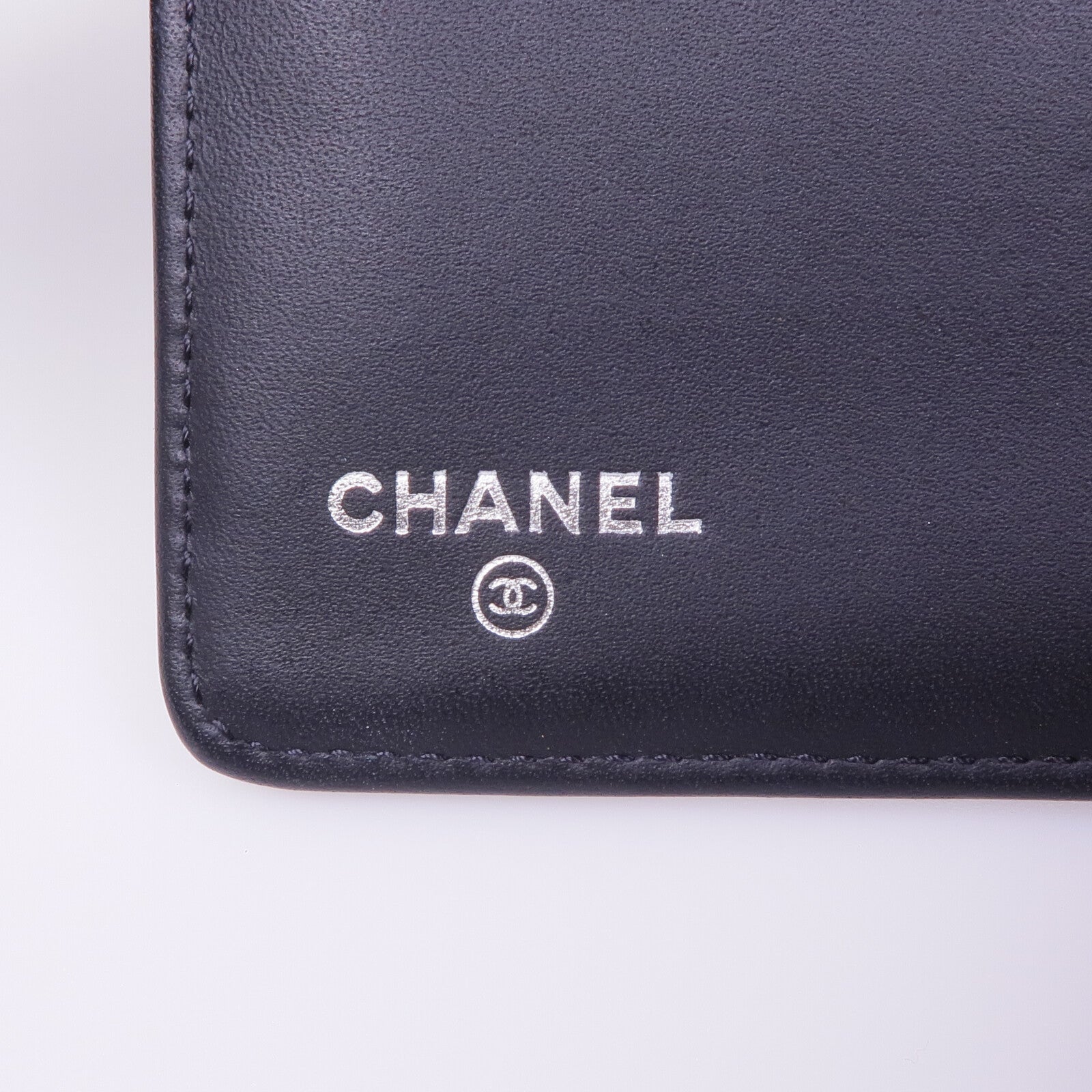 CHANEL 塗層帆布Boy Long Wallet長錢包