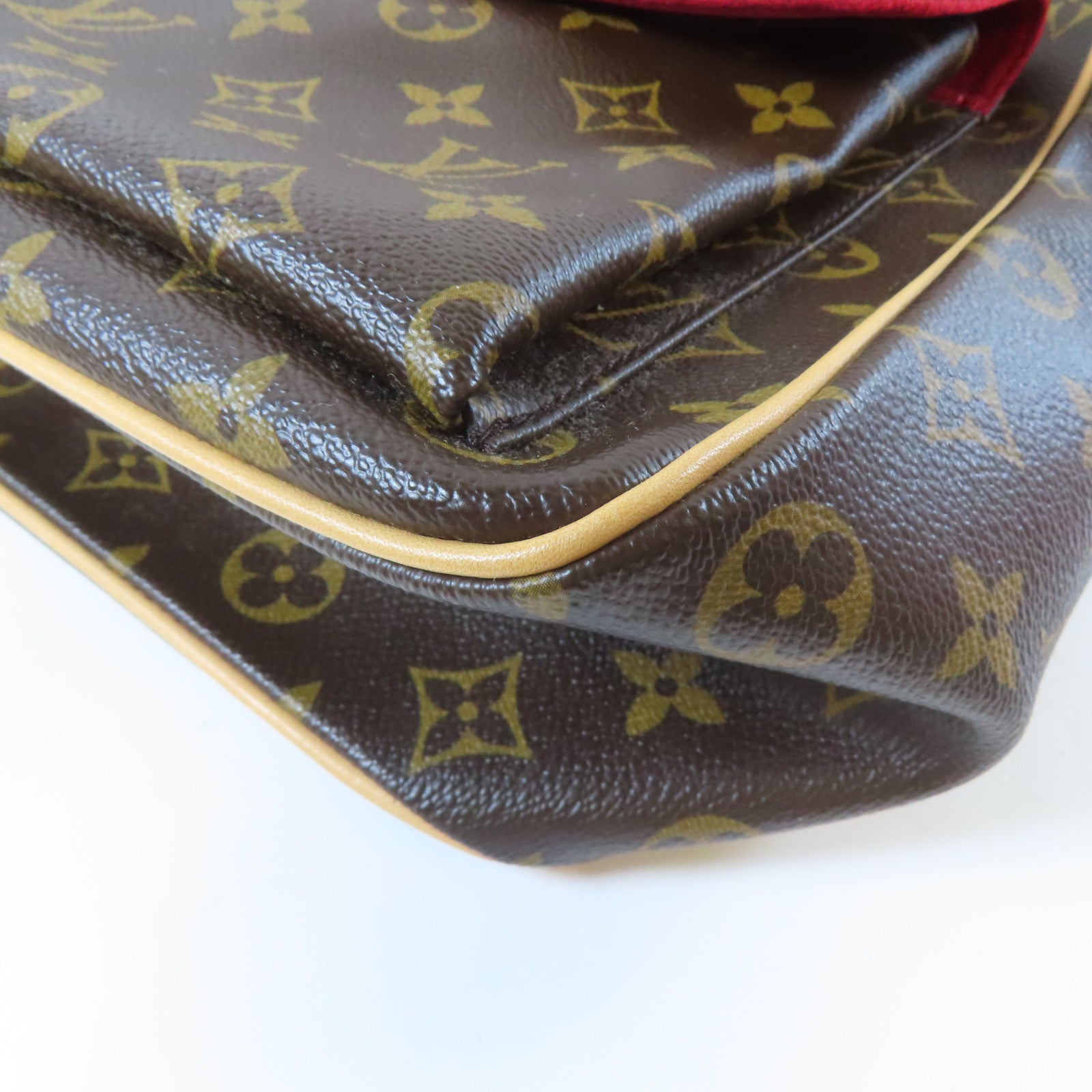 LOUIS VUITTON Monogram Multipli-Cite金扣肩背袋啡色