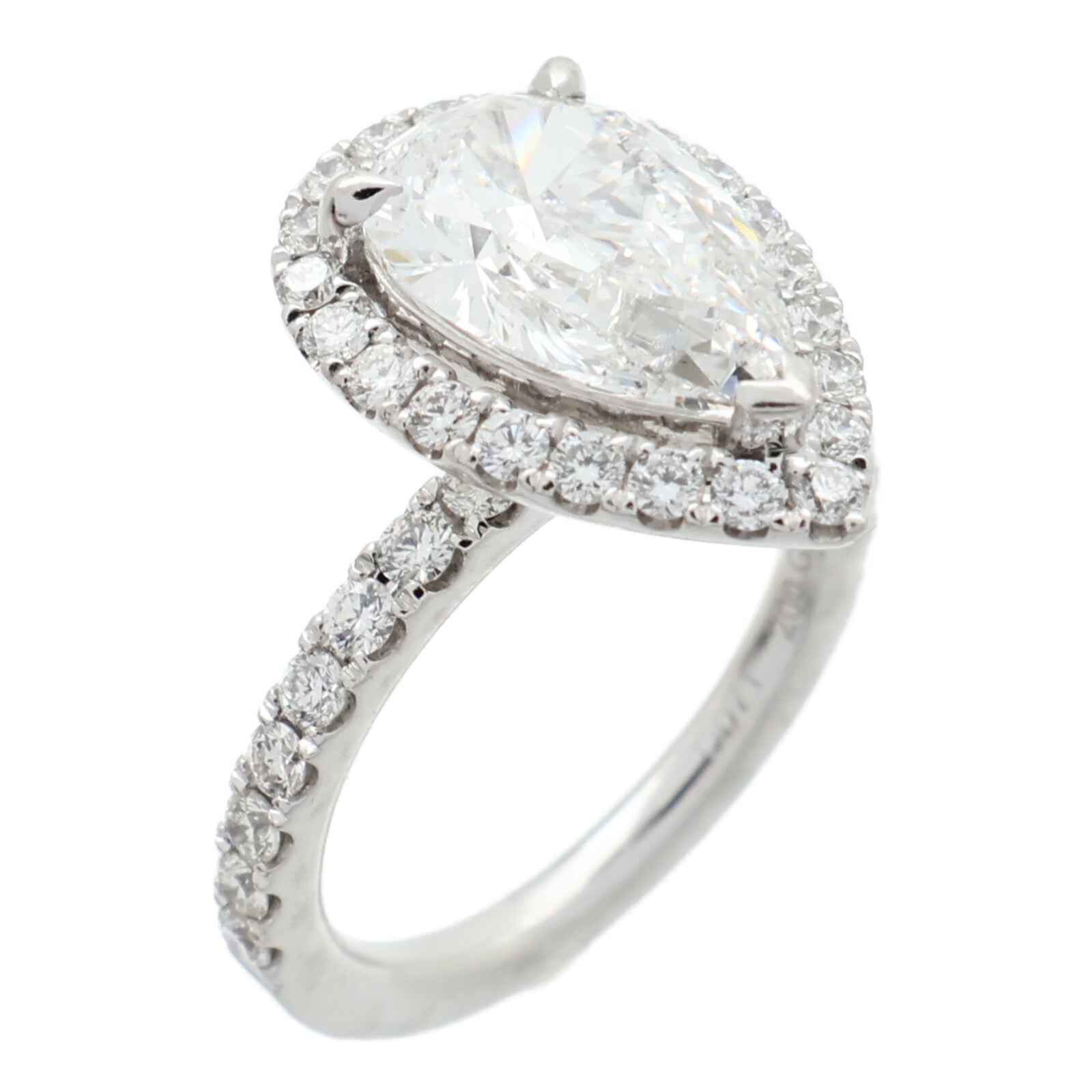 JEWELRY PT950鉑金Diamond Ring鑽石戒指US#4.5