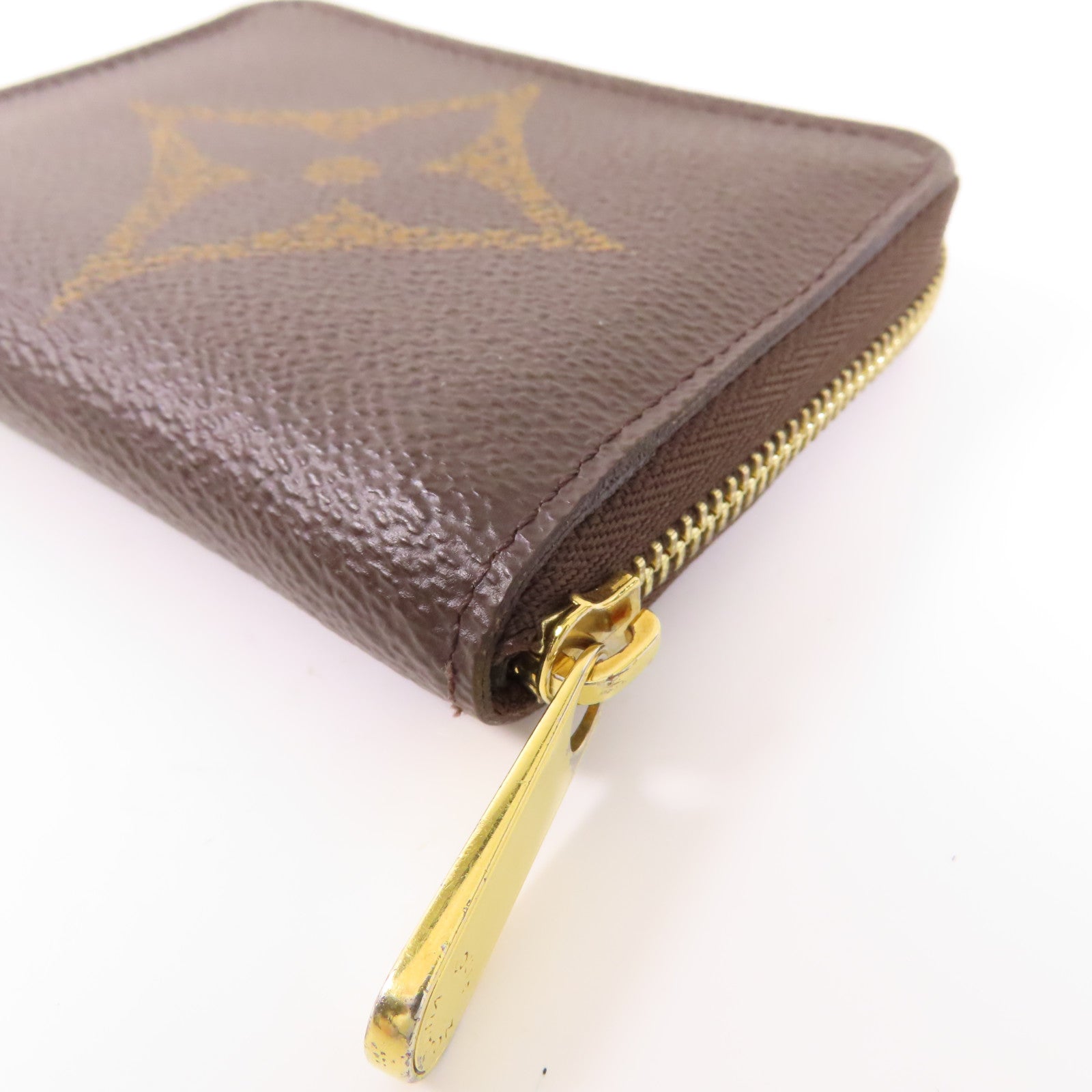 LOUIS VUITTON Monogram Giant Zippy Coin Purse金扣零錢包