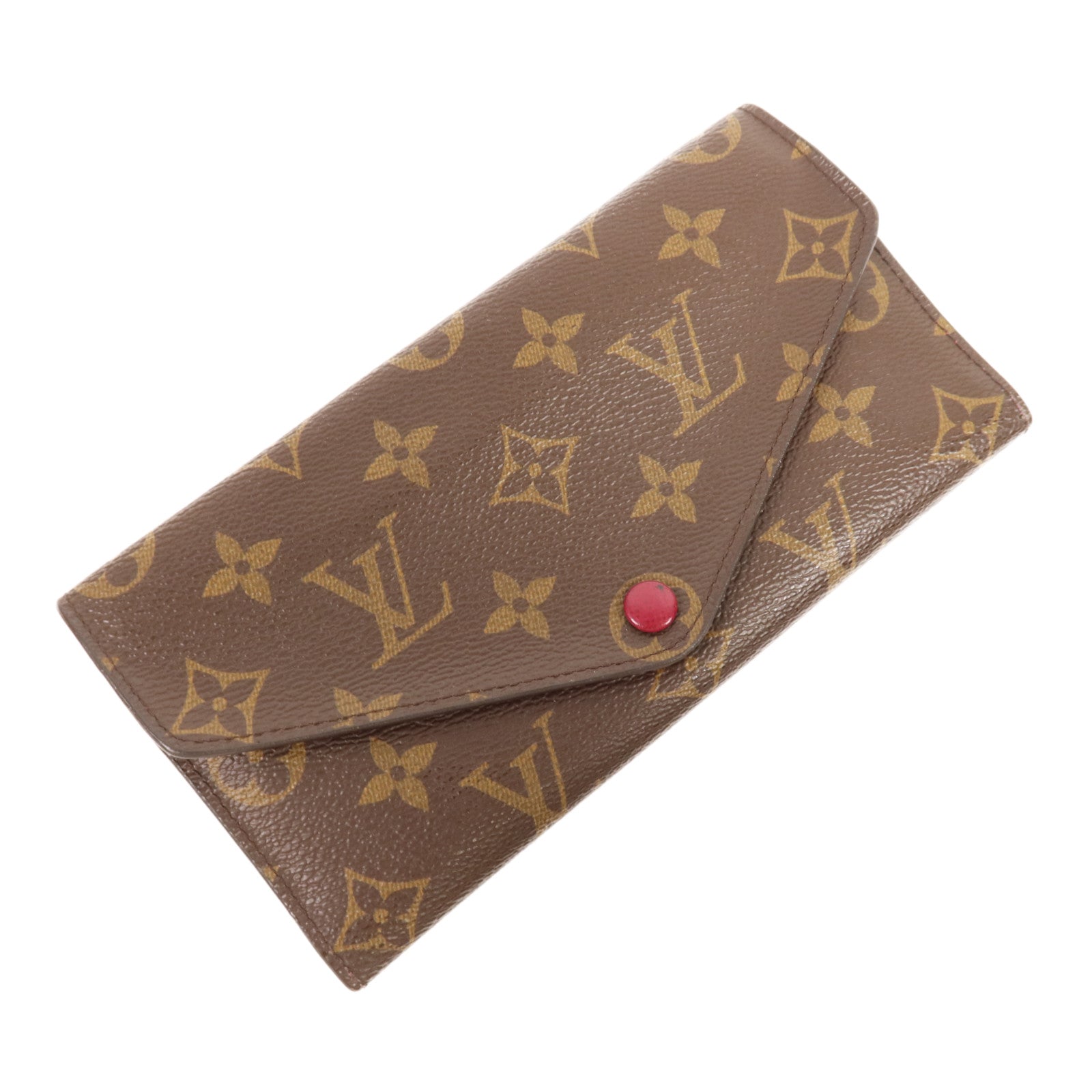 LOUIS VUITTON Monogram Long Wallet金扣長錢包