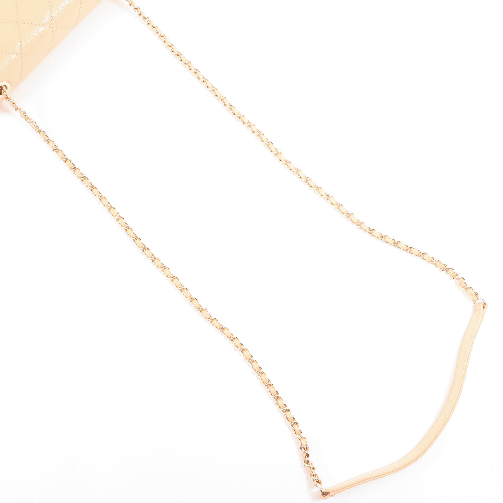 CHANEL【激減優惠】 牛皮皮革Chain Shoulder金扣鏈帶肩背袋