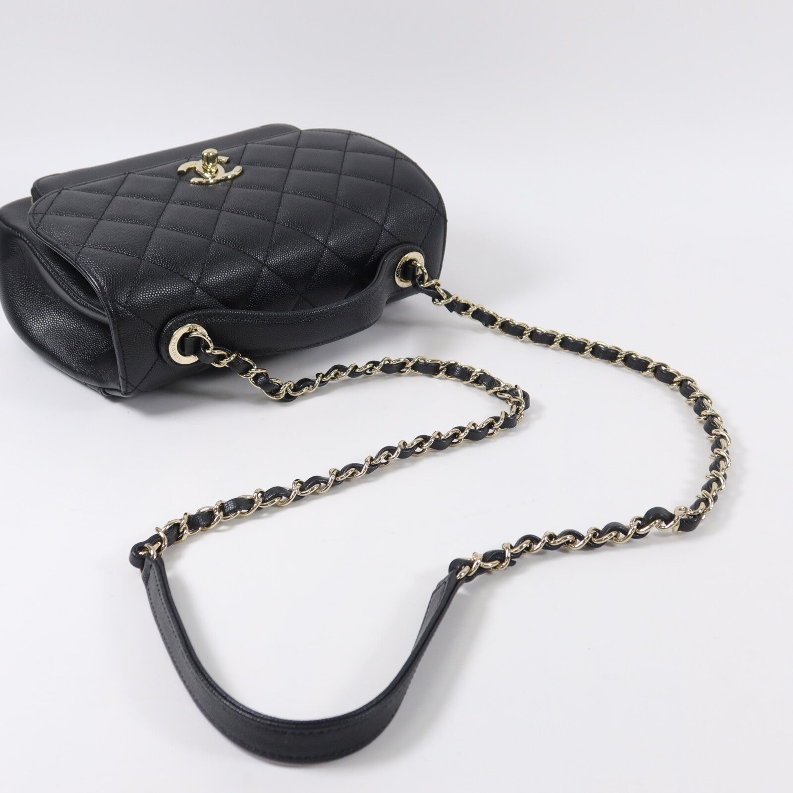 CHANEL 牛皮皮革Business Affinity手挽肩背兩用袋