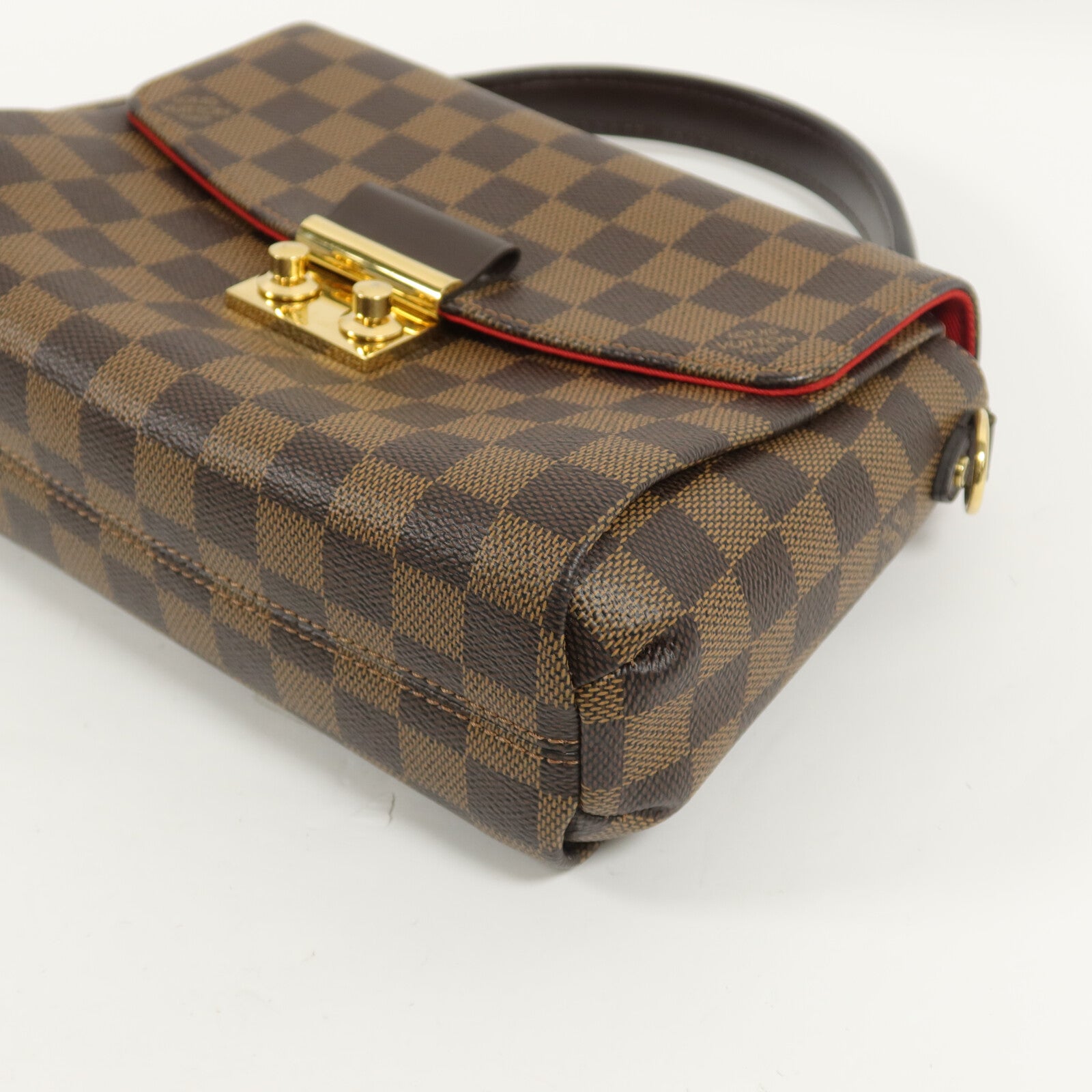 LOUIS VUITTON Damier Croisette手挽肩背兩用袋