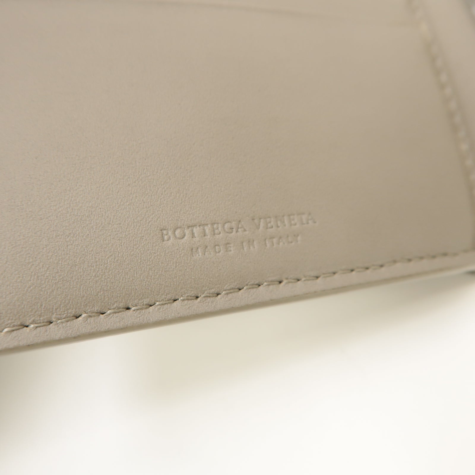 BOTTEGA VENETA 【激減優惠】織紋皮革Wallet錢包灰色