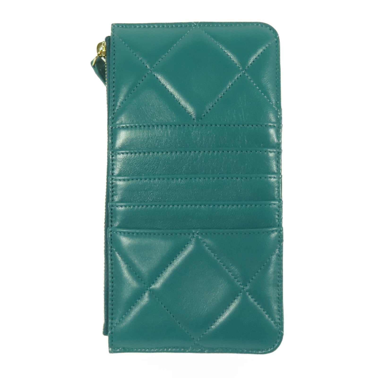 CHANEL 羊皮皮革C19 Wallet金扣長錢包