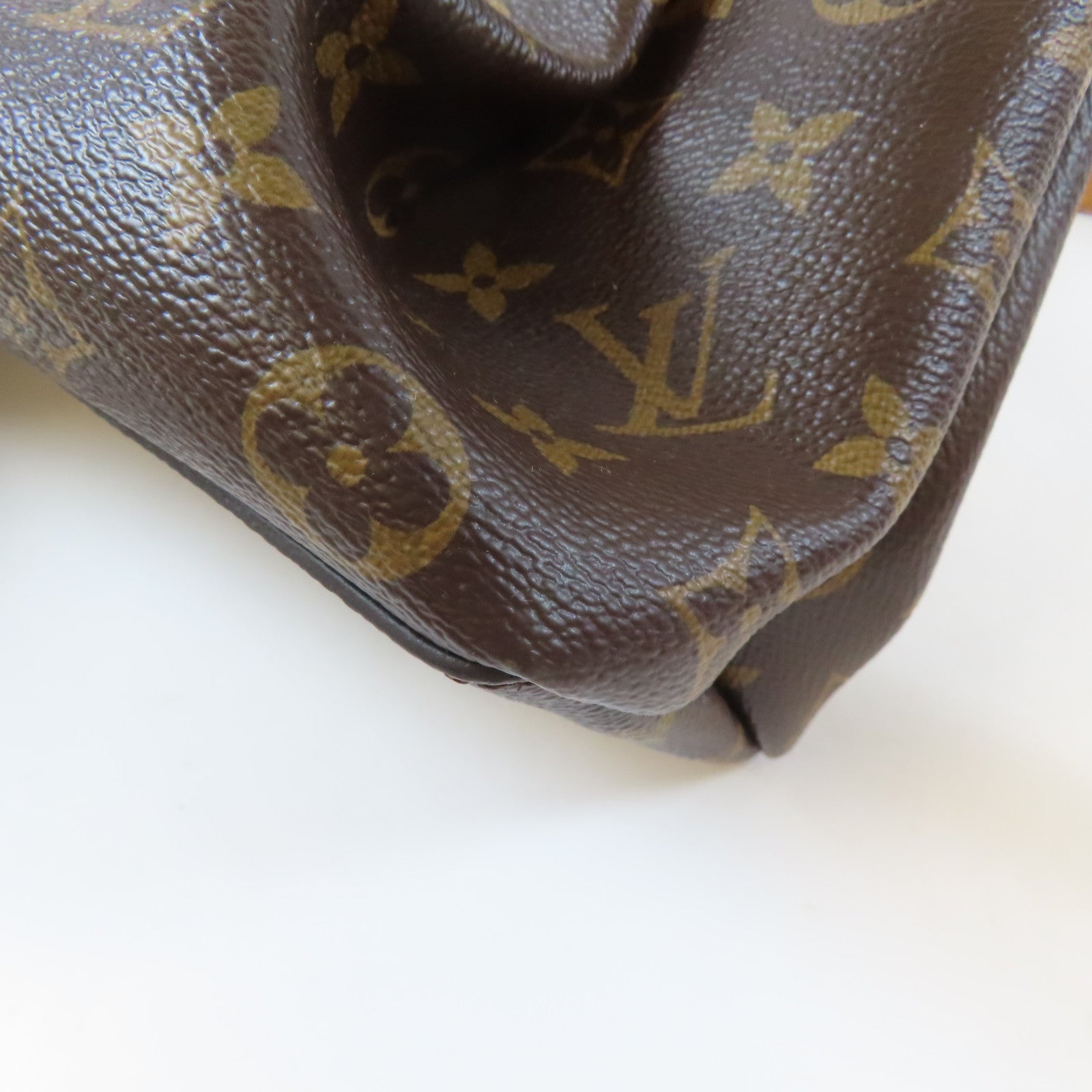 LOUIS VUITTON Monogram Rivoli MM 2 Way Shoulder金扣手挽肩背兩用袋啡色