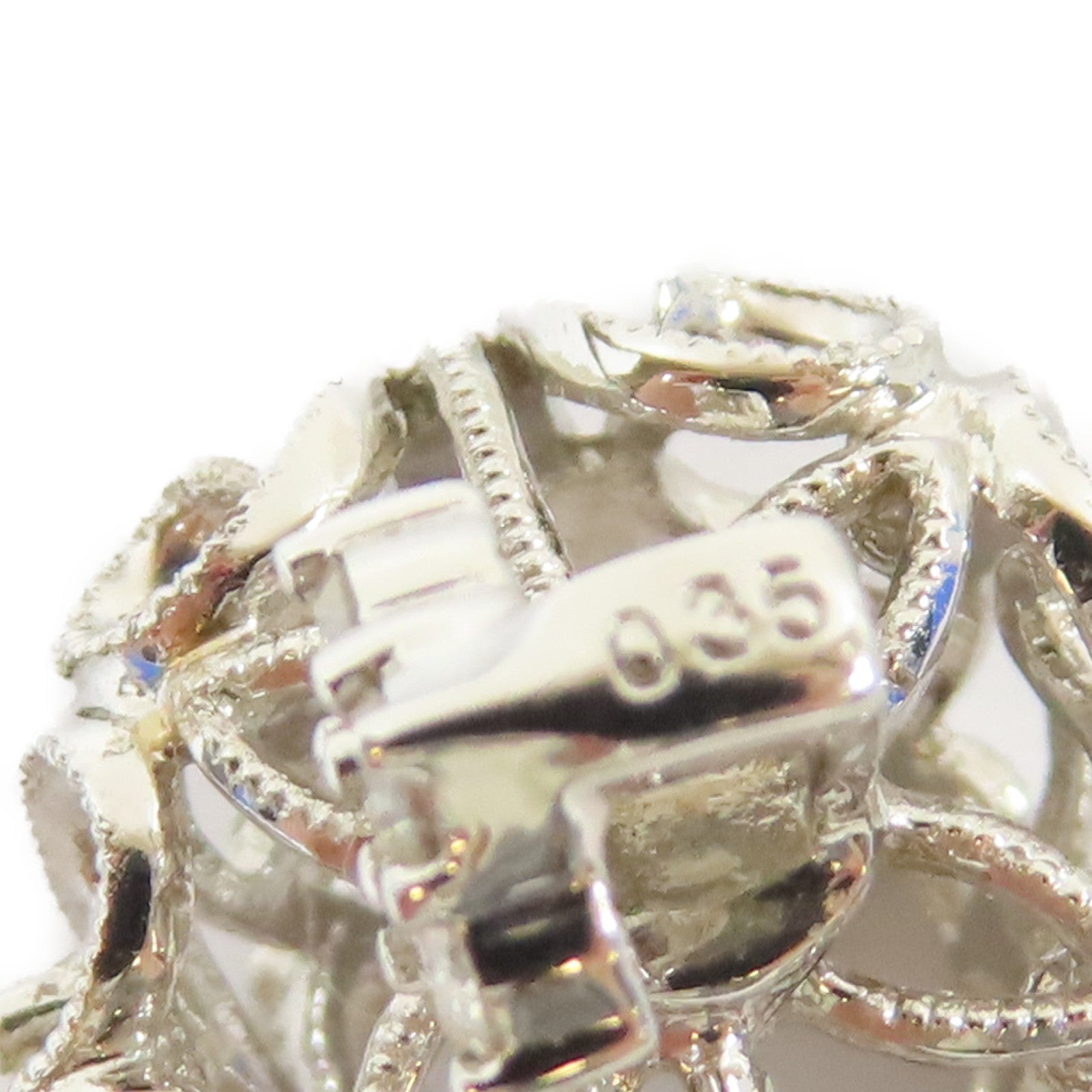 JEWELRY 【激減優惠】18K白金Crown Top0.35ct鑽石吊墜