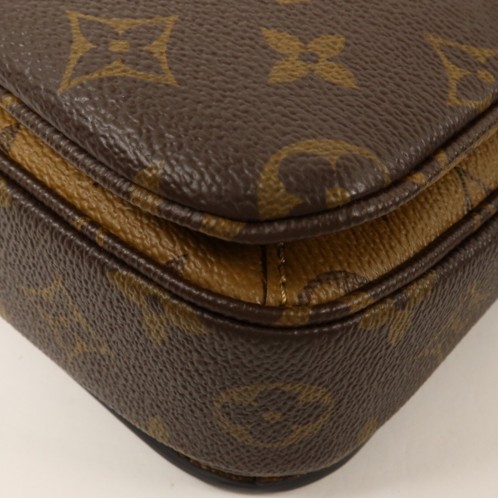 LOUIS VUITTON Monogram Reverse Pochette Metis手挽肩背兩用袋