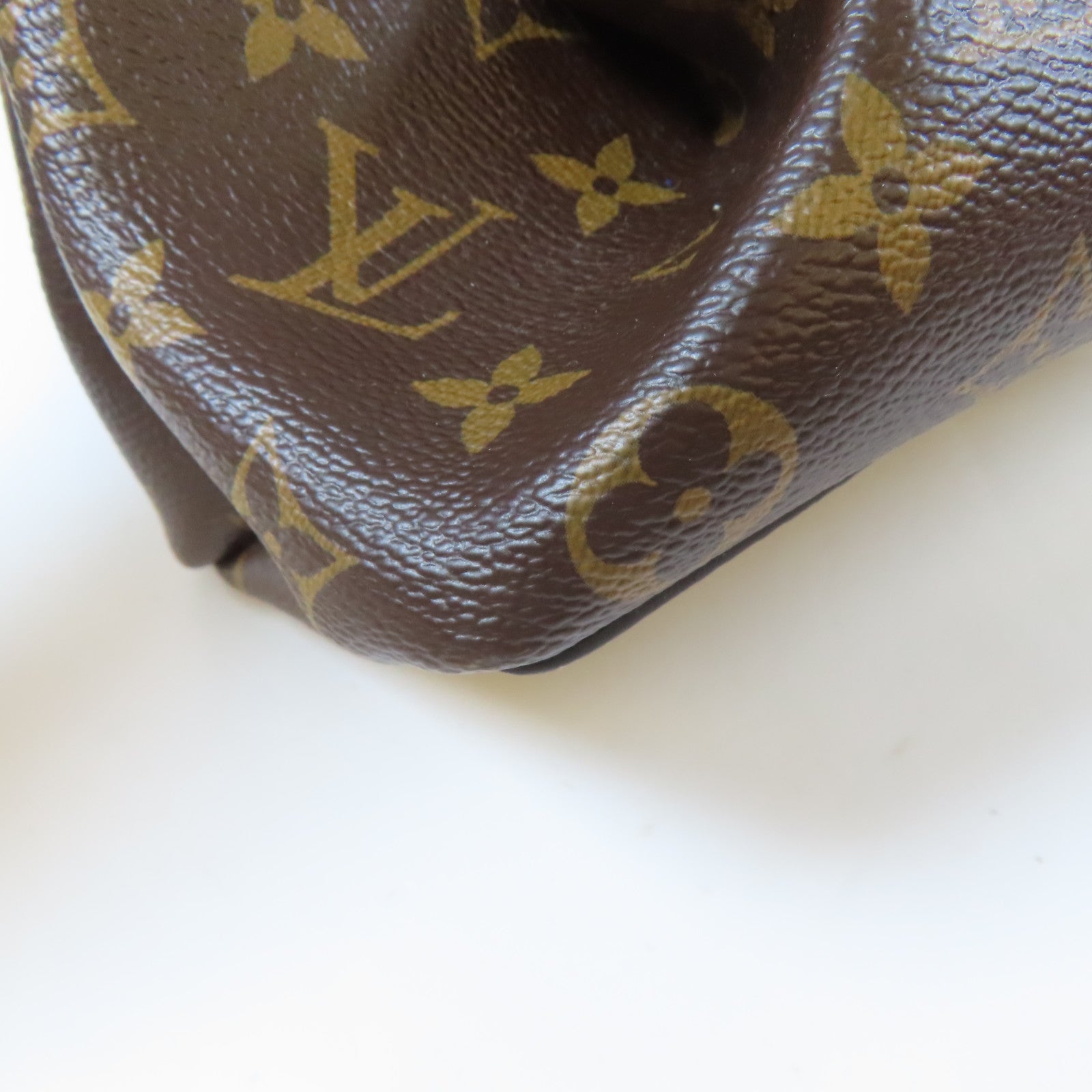 LOUIS VUITTON Monogram Rivoli MM 2 Way Shoulder金扣手挽肩背兩用袋啡色