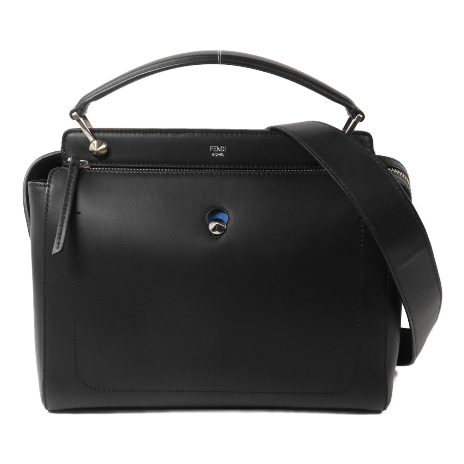 FENDI 牛皮皮革Dotcom手挽肩背兩用袋