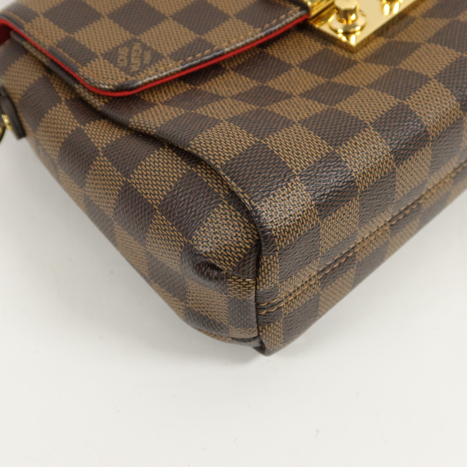 LOUIS VUITTON Damier Croisette手挽肩背兩用袋