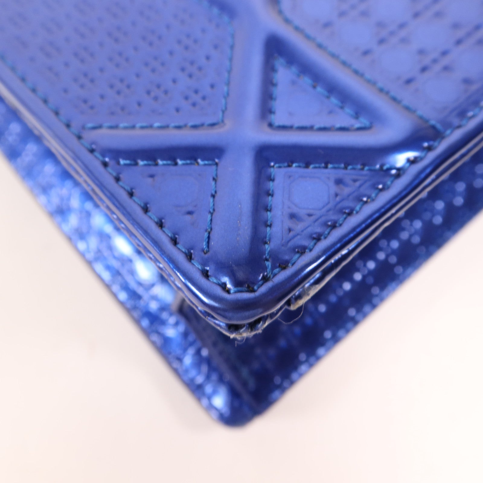 Dior 漆皮皮革Diorama金扣鏈帶肩背袋