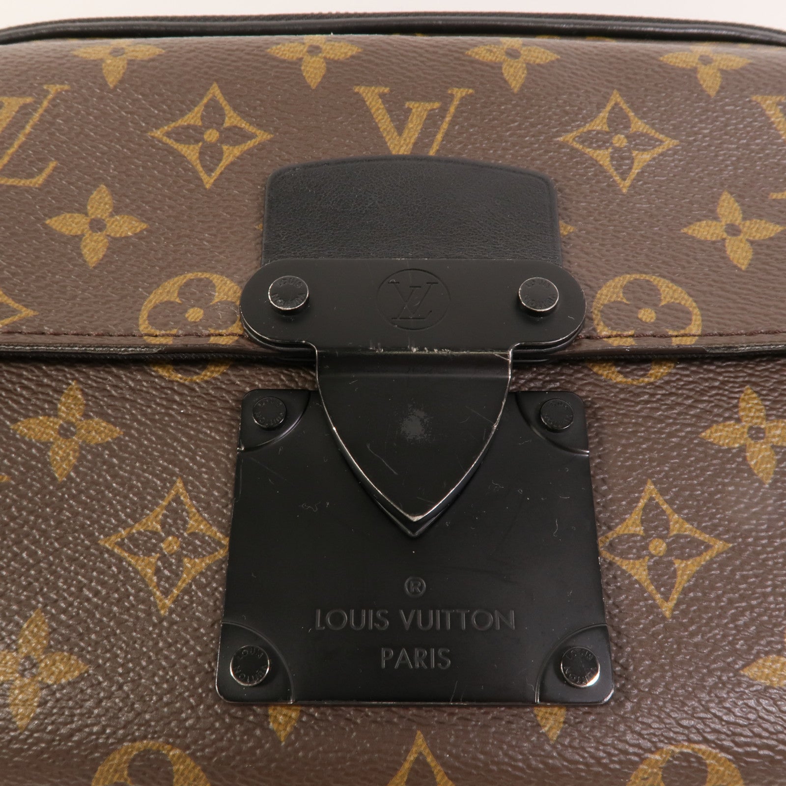 LOUIS VUITTON Monogram S Lock Messengar手挽肩背兩用袋