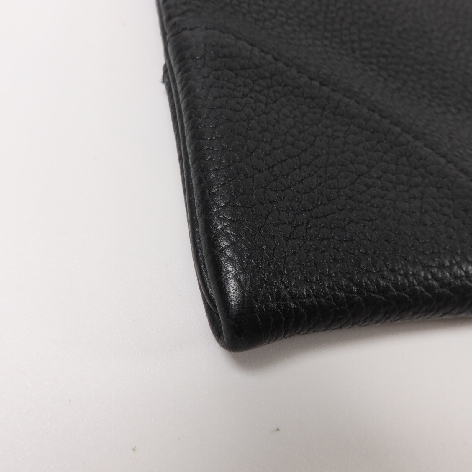HERMES Clemence皮革Silky City肩背袋Noir