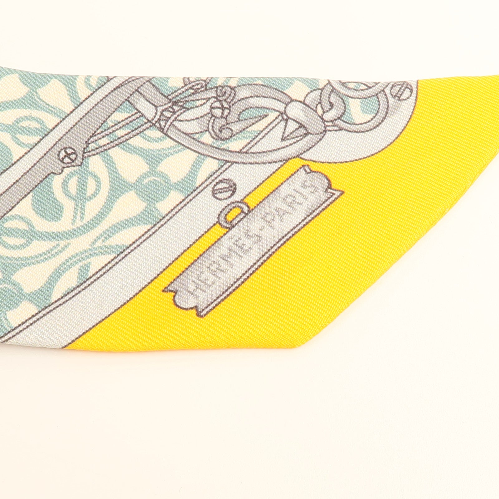 HERMES 絲質Twilly絲巾