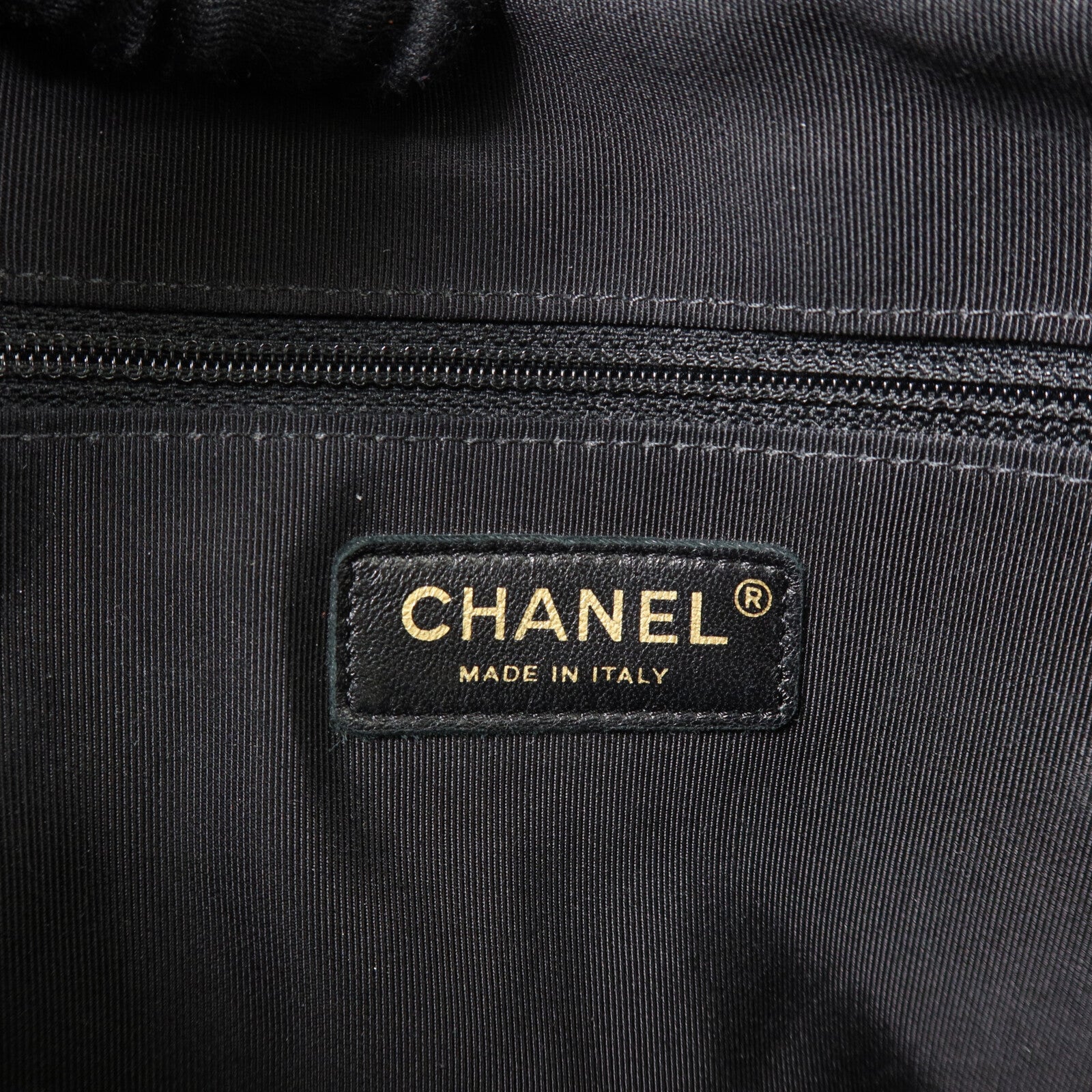CHANEL 羊皮皮革Girl Jacket Chain Shoulder鏈帶肩背袋