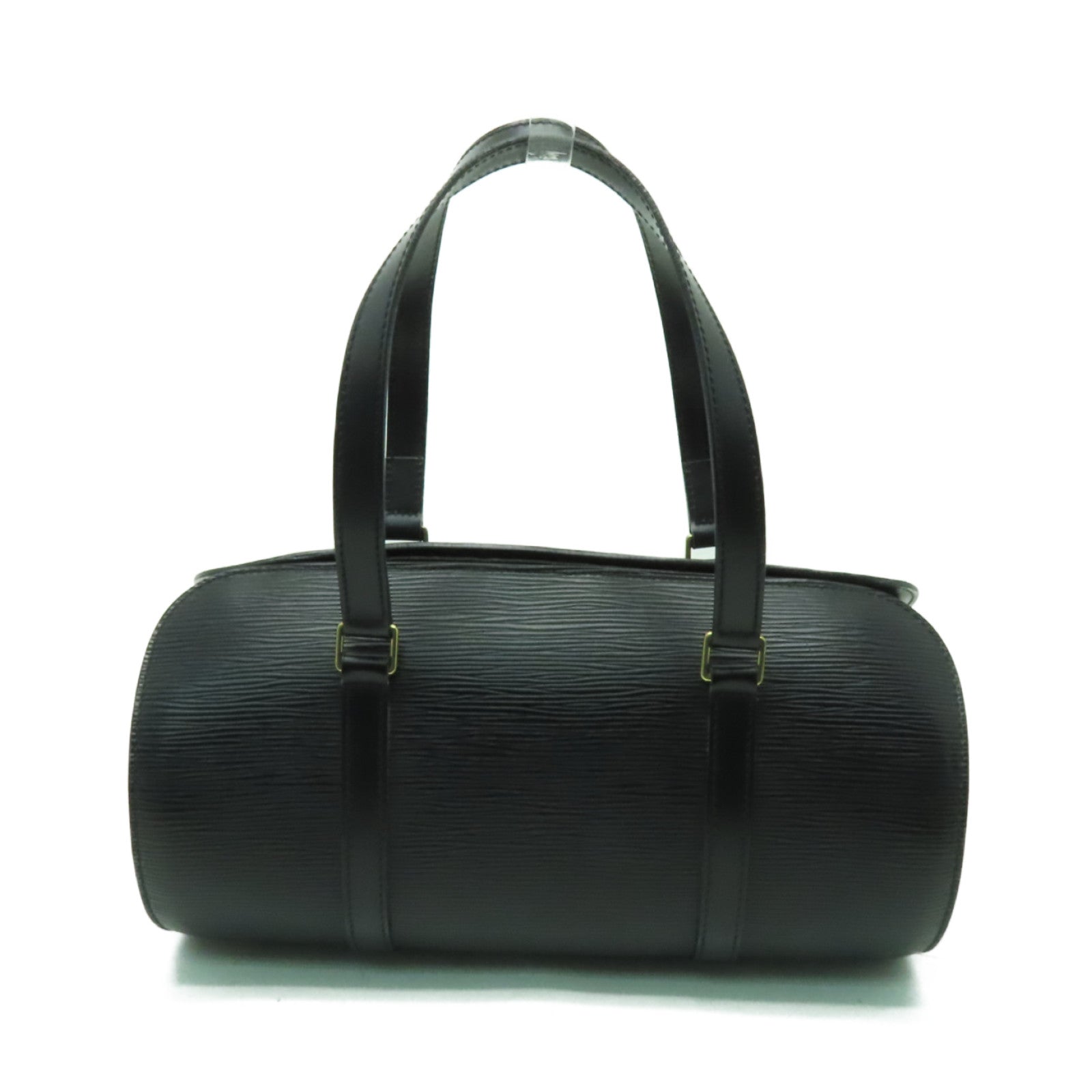LOUIS VUITTON 【激減優惠】Epi Soufflot金扣手挽袋黒色