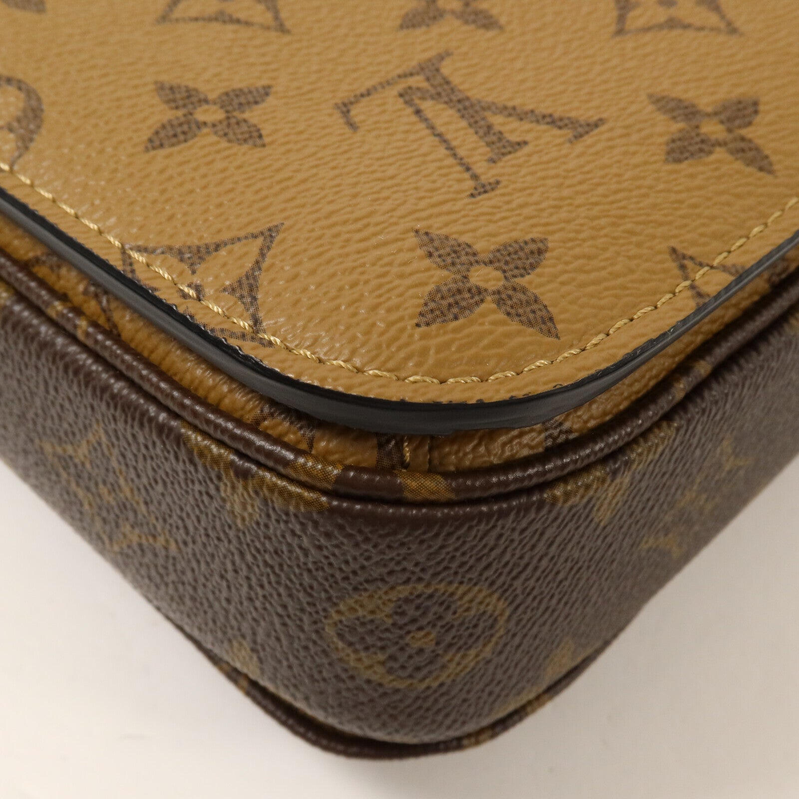 LOUIS VUITTON Monogram Reverse Pochette Metis手挽肩背兩用袋
