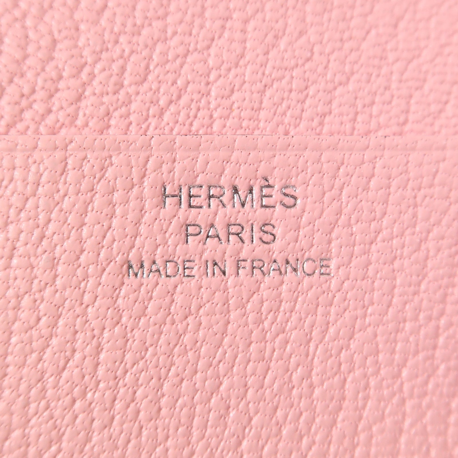 HERMES Evercolor皮革Bearn Wallet銀扣錢包