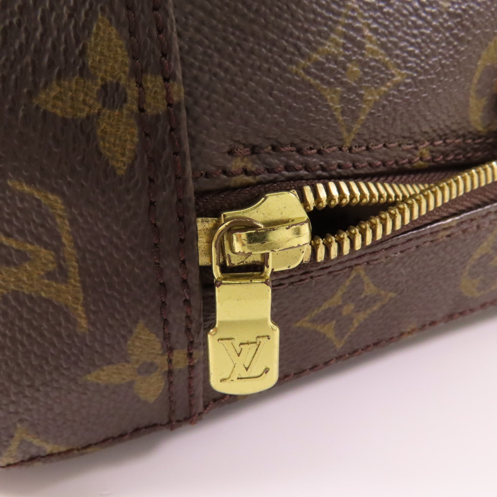 LOUIS VUITTON Monogram Spontini金扣手挽袋