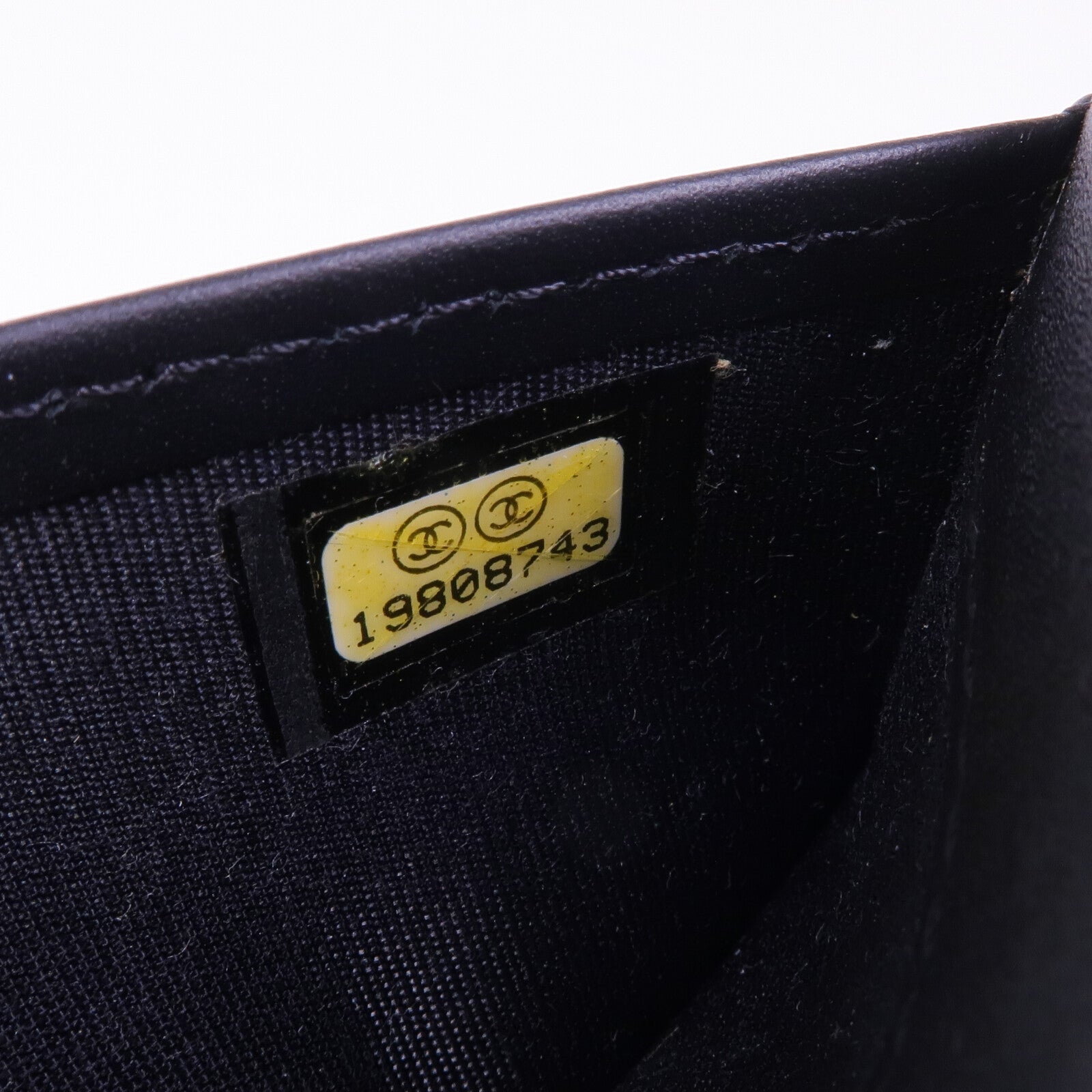 CHANEL 塗層帆布Boy Long Wallet長錢包