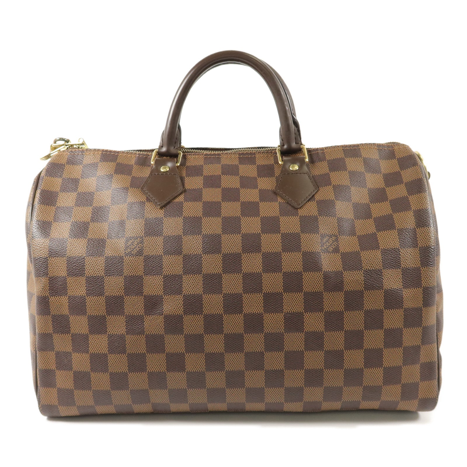 LOUIS VUITTON Damier Speedy Bandouliere 35手挽肩背兩用袋