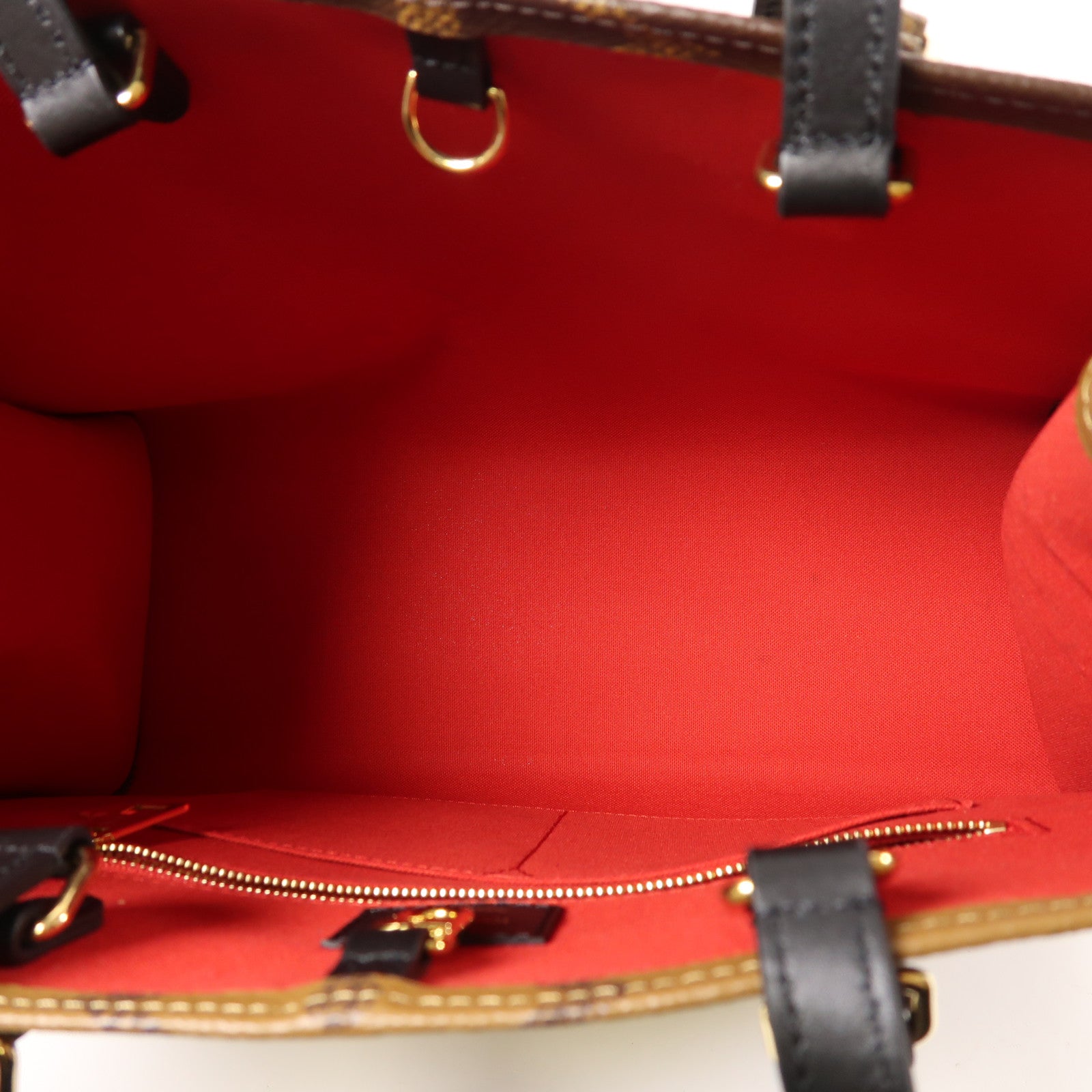 LOUIS VUITTON LV GHW On The Go MM 2 Way Bag M45321 Monogram Giant Brown