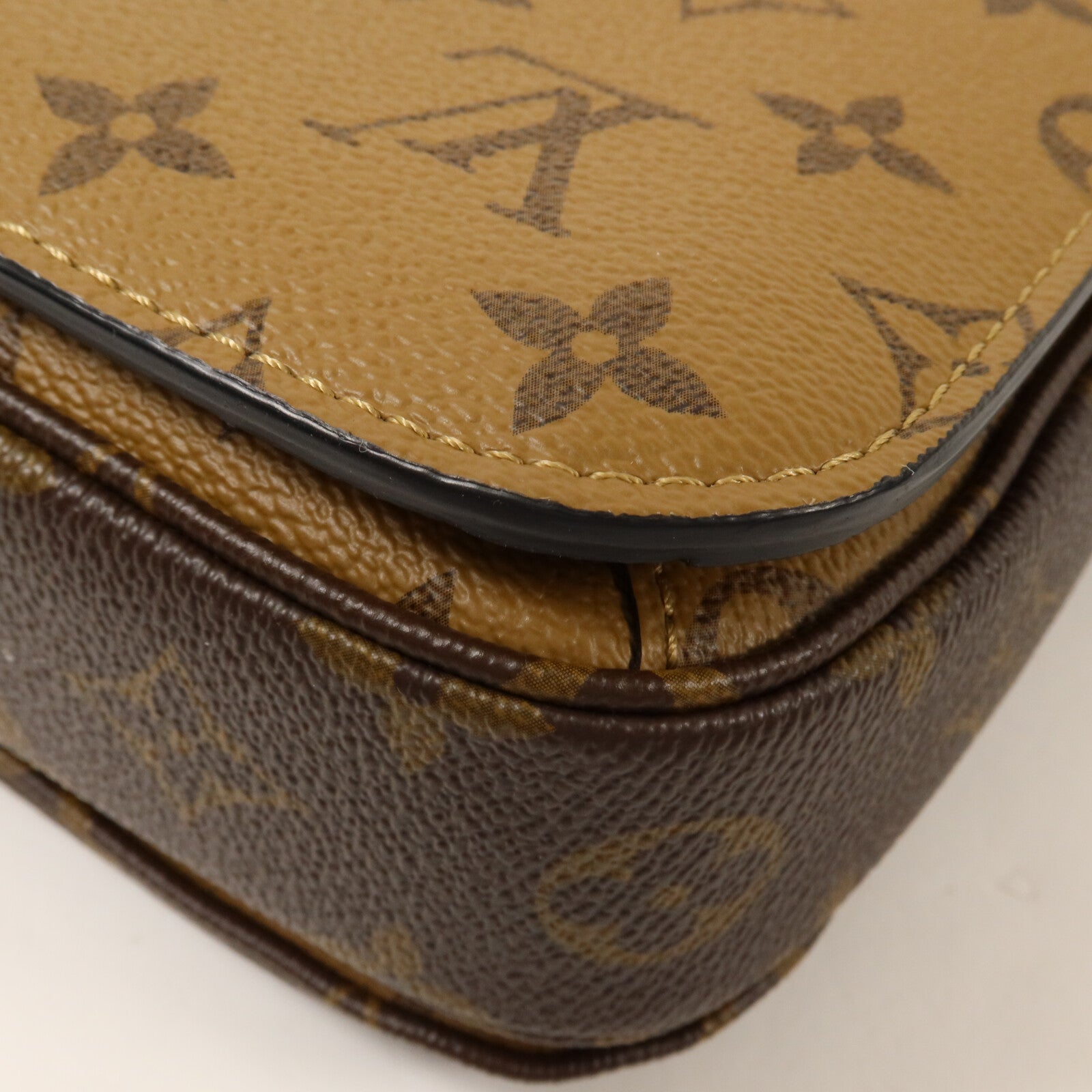 LOUIS VUITTON Monogram Reverse Pochette Metis手挽肩背兩用袋