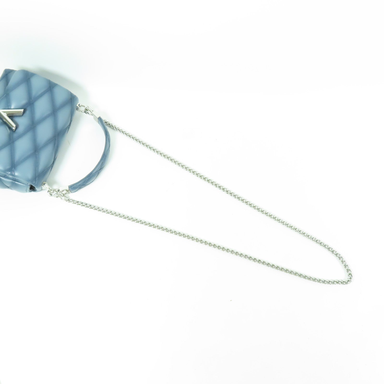 LOUIS VUITTON 牛皮皮革Go-14 PM銀扣手挽肩背兩用袋