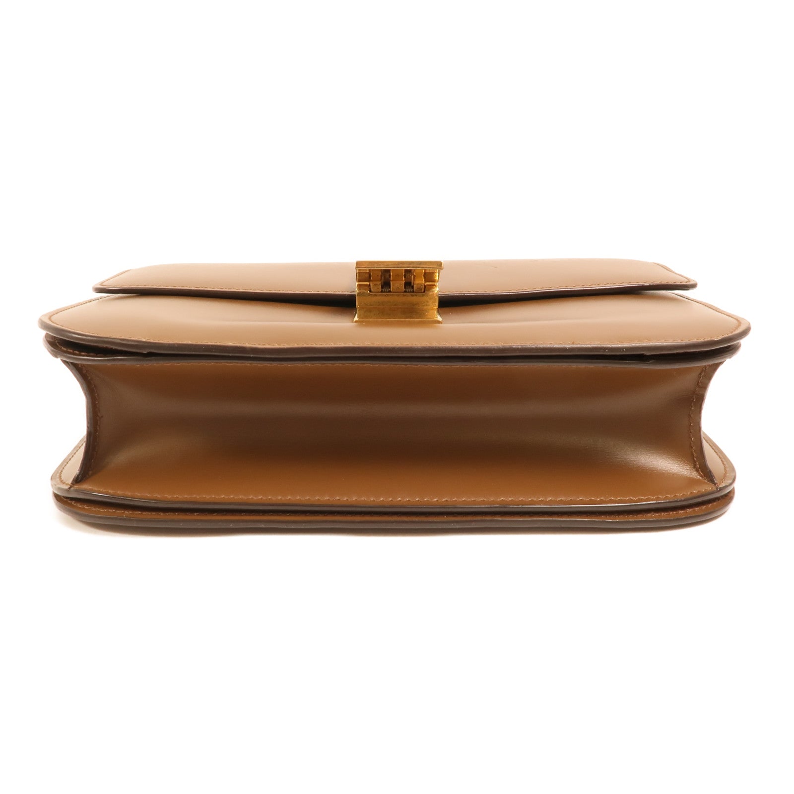 CELINE 牛皮皮革Classic Box Medium金扣肩背袋