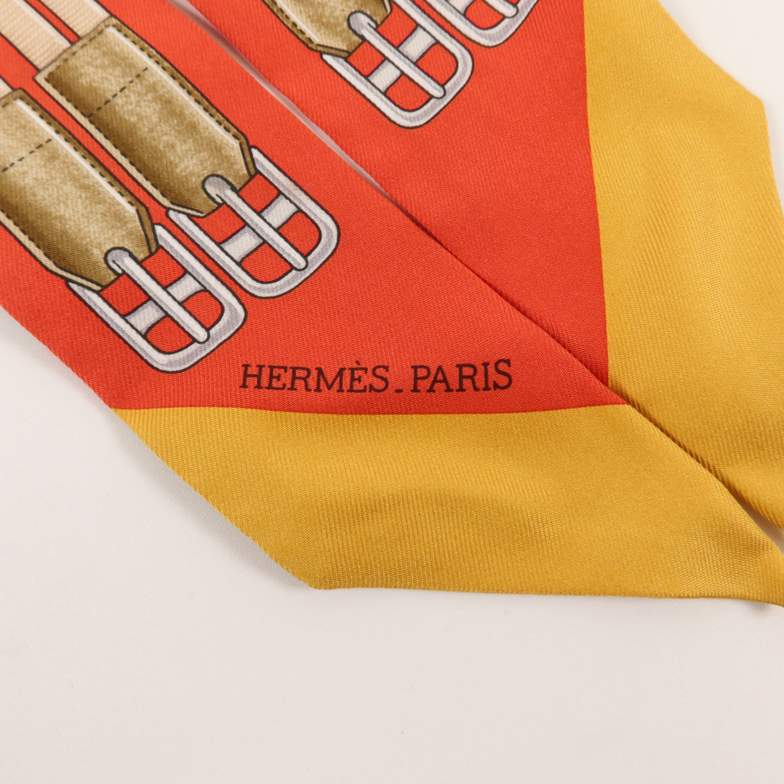HERMES 絲質Twilly絲巾