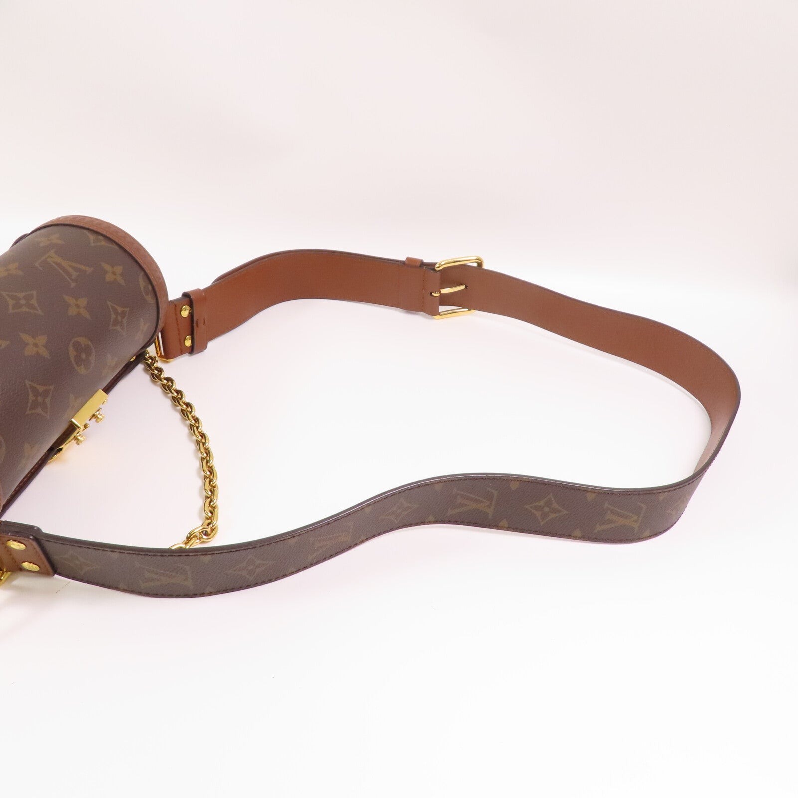 LOUIS VUITTON 【激減優惠】Monogram Papillon Trunk金扣手挽肩背兩用袋