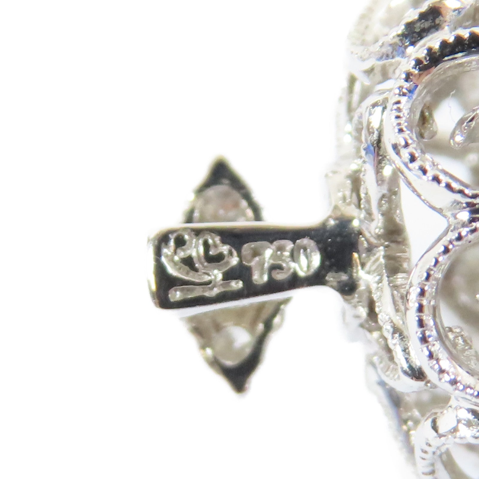 JEWELRY 【激減優惠】18K白金Crown Top0.35ct鑽石吊墜