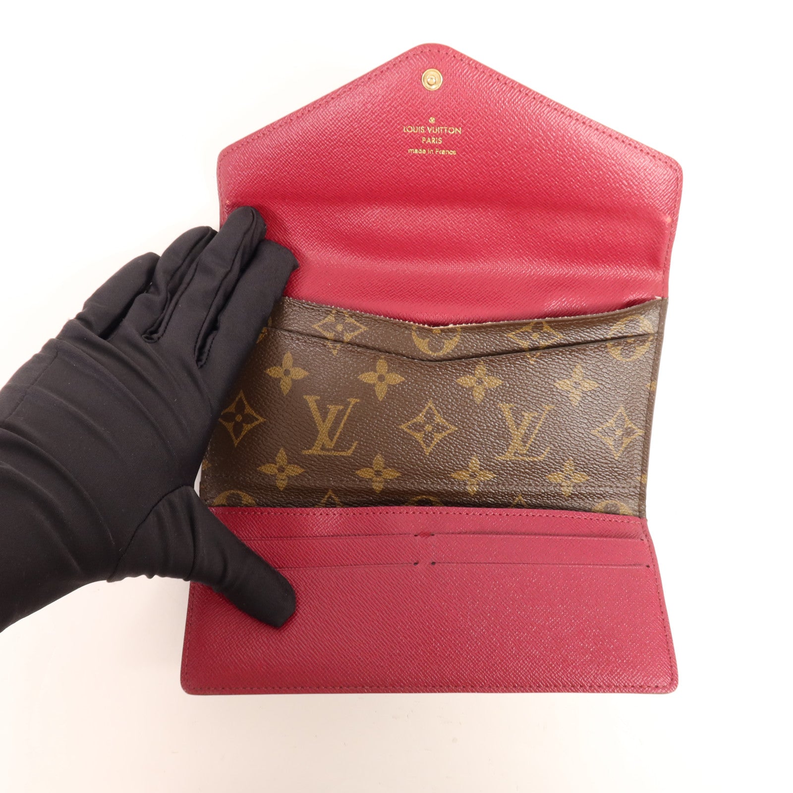 LOUIS VUITTON Monogram Long Wallet金扣長錢包