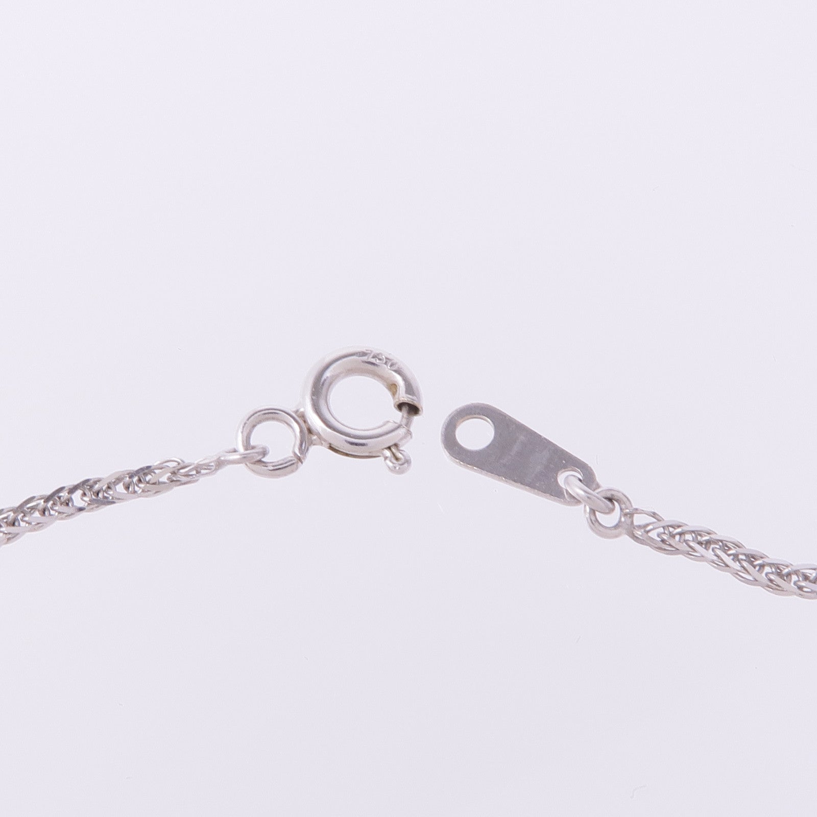 JEWELRY 18K白金Sapphire Diamond Necklace藍寶石/鑽石項鍊