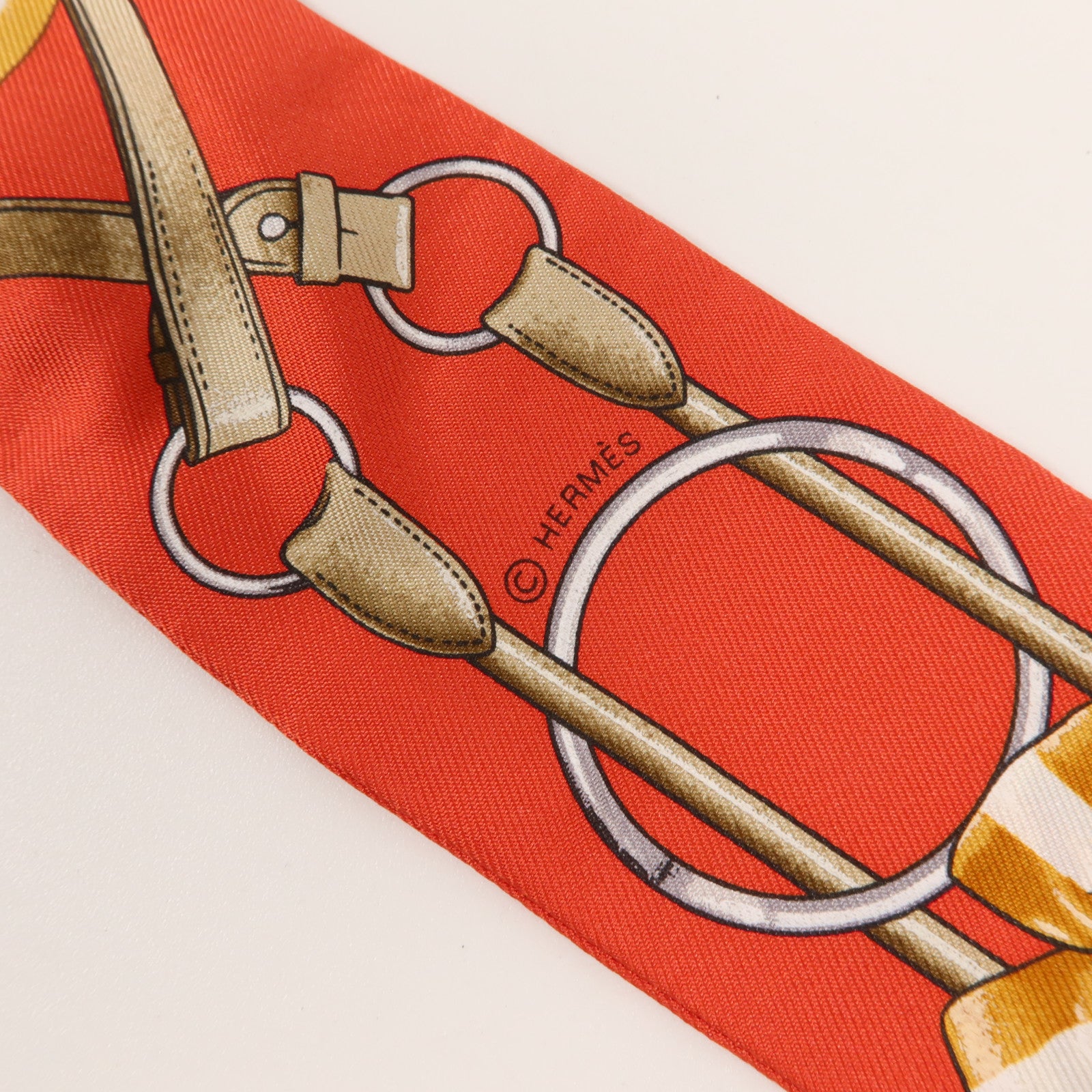 HERMES 絲質Twilly絲巾