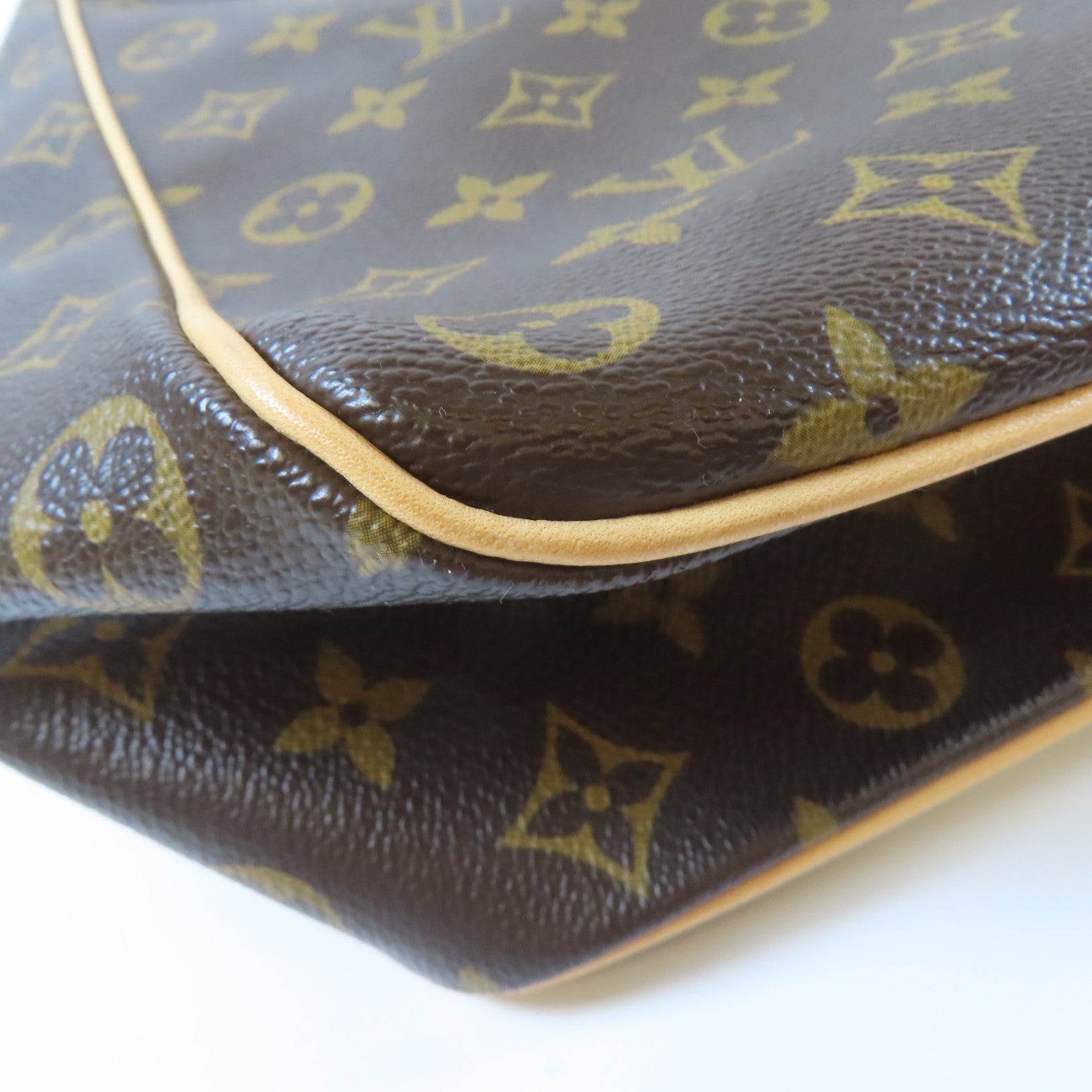 LOUIS VUITTON Monogram Multipli-Cite金扣肩背袋啡色