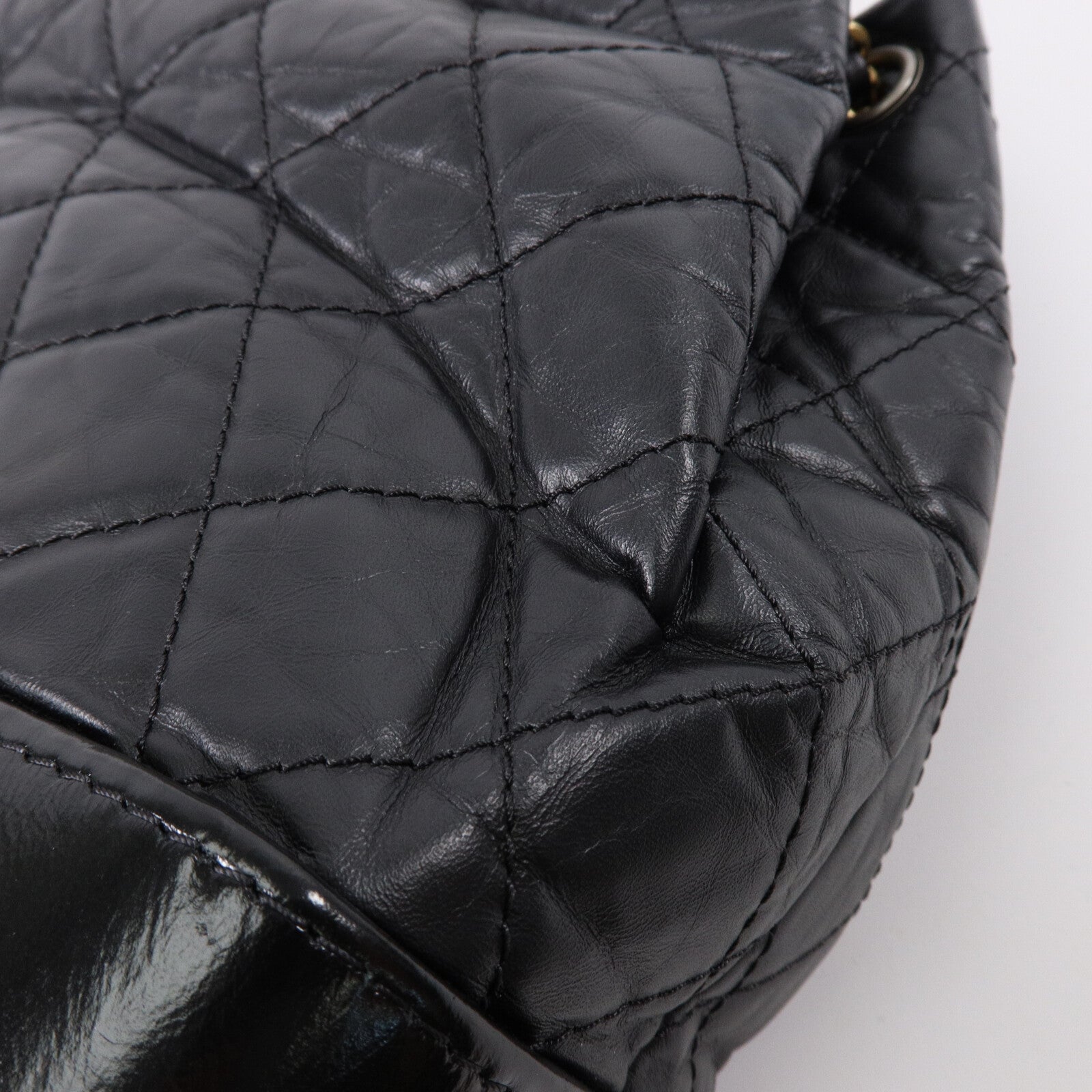 CHANEL 牛皮皮革Grabrielle Backpack鏈帶背包