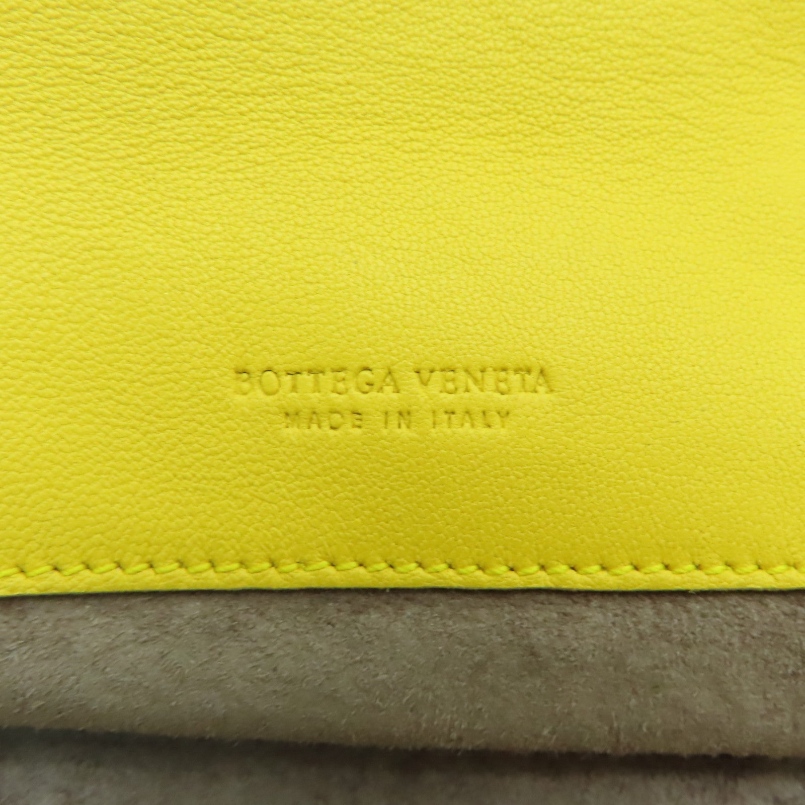 BOTTEGA VENETA 【清倉大減價】蛇皮皮革Clutch Bag手拿包黃色