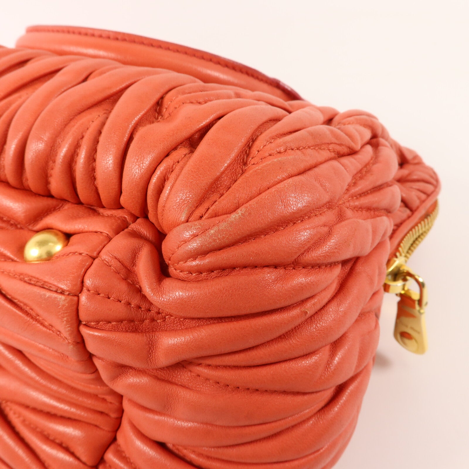 Miu Miu 羊皮皮革2 Way Shoulder Bag手挽肩背兩用袋
