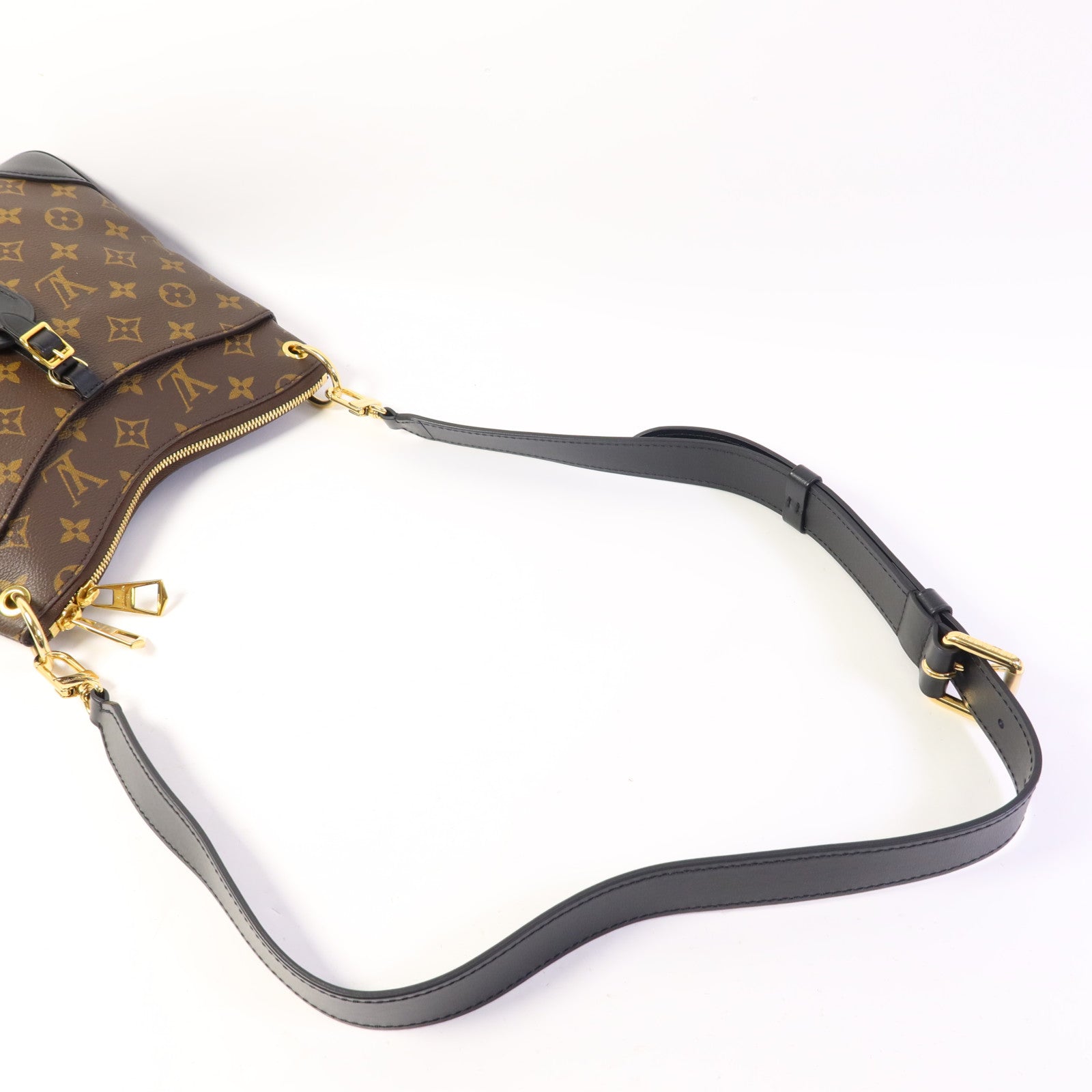 LOUIS VUITTON Monogram Odeon PM金扣肩背袋