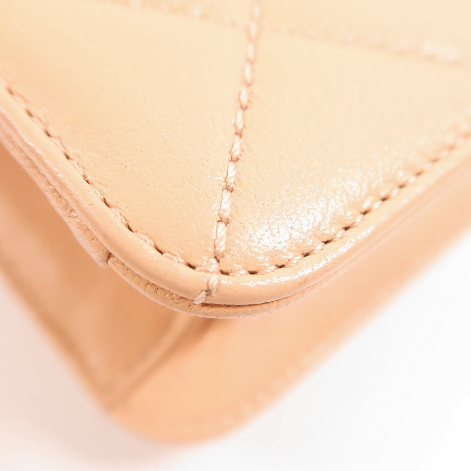 CHANEL【激減優惠】 牛皮皮革Chain Shoulder金扣鏈帶肩背袋