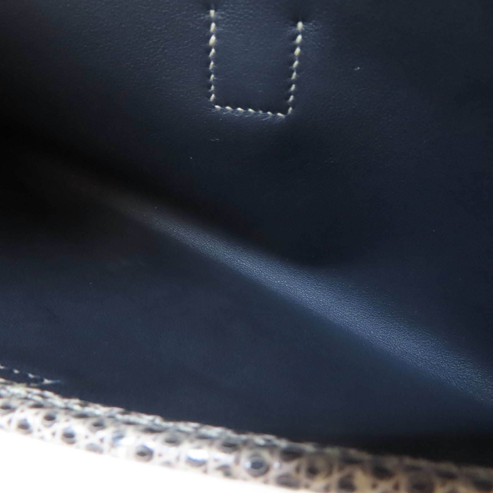 HERMES 【清倉大減價】Swift皮革/蜥蝪皮革Clutch Bag手拿包Bleu Indigo/深藍色