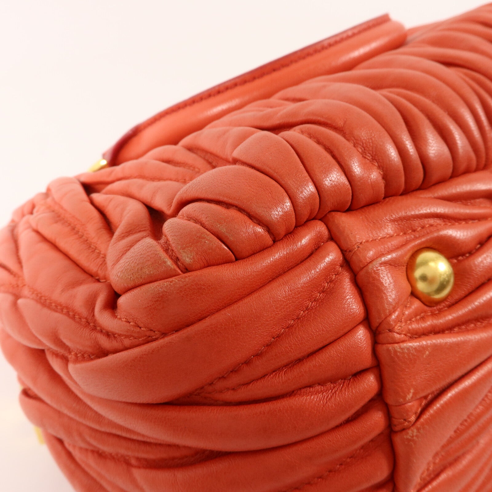 Miu Miu 羊皮皮革2 Way Shoulder Bag手挽肩背兩用袋
