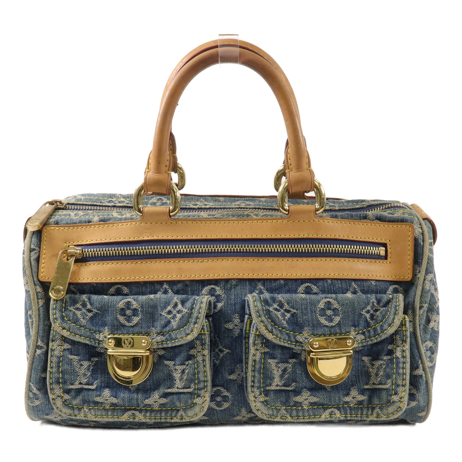 LOUIS VUITTON Monogram Denim Neo Speedy手挽袋