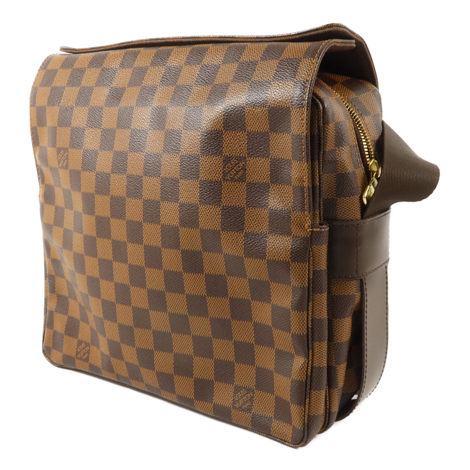 LOUIS VUITTON Damier Naviglio金扣肩背袋